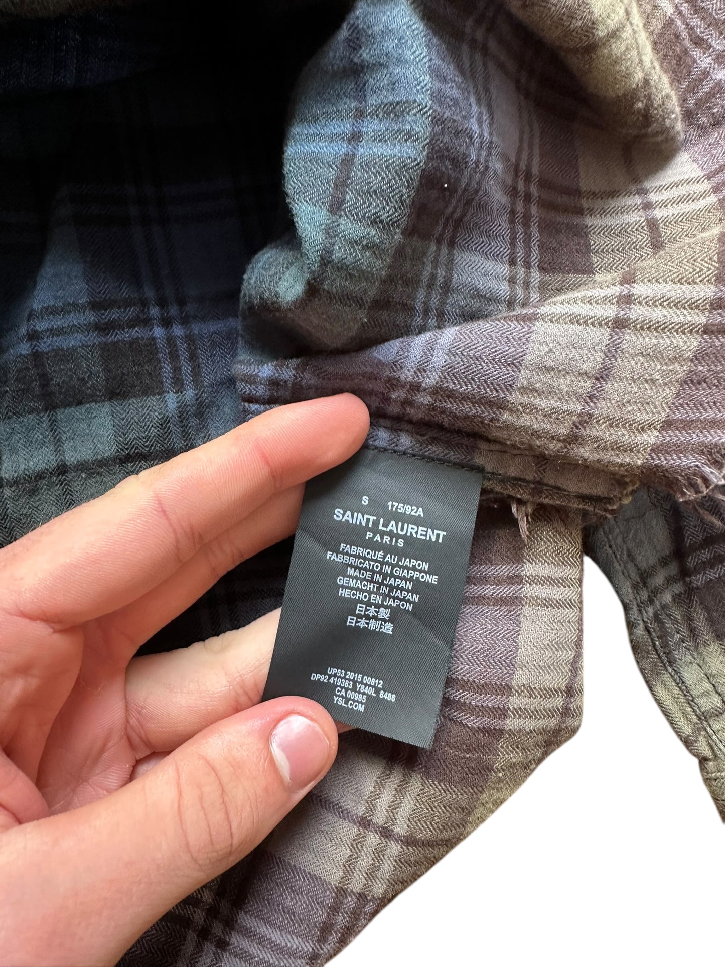 Saint Laurent Bleached Flannel (S)