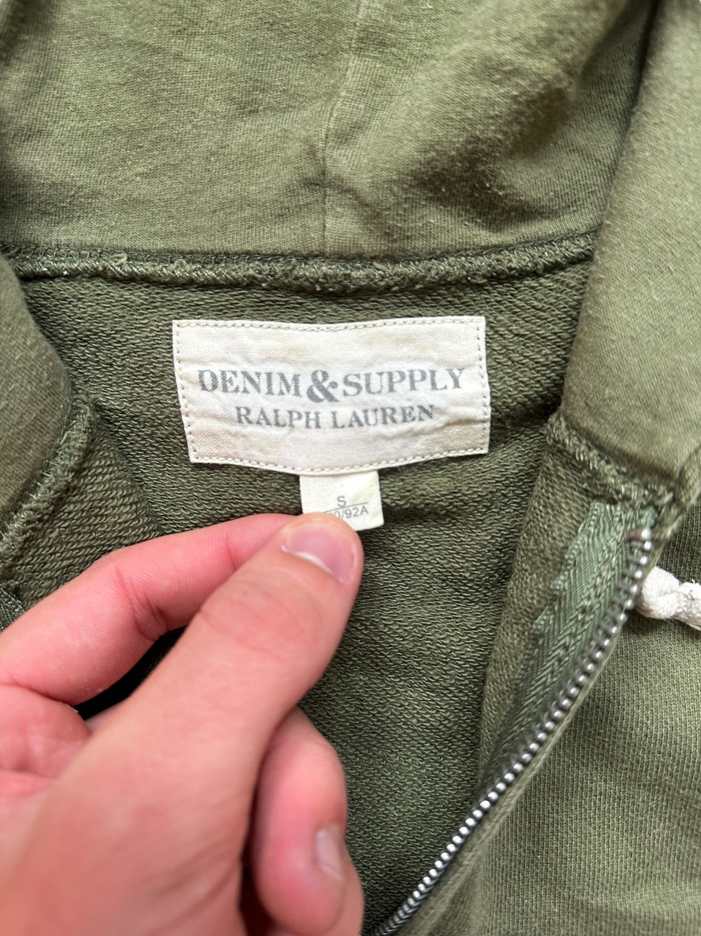 Ralph Lauren Denim And Supply Flag Hoodie (S)