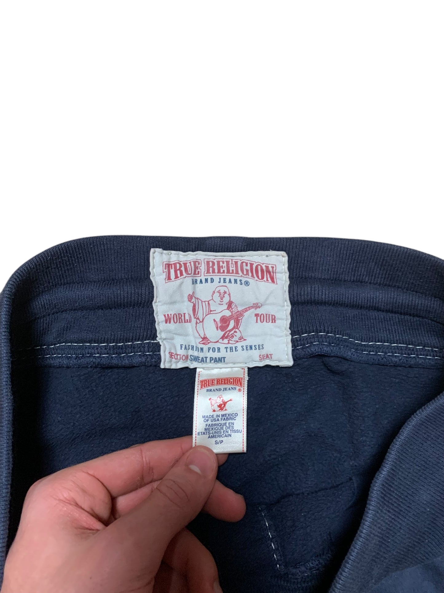 True Religion big stitch joggers (S)