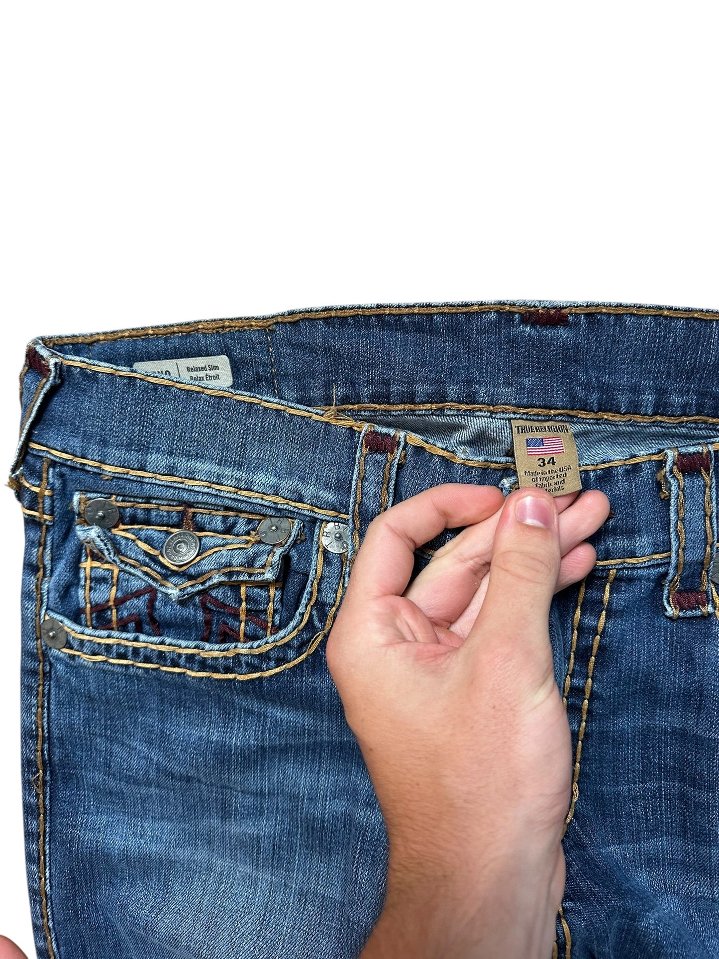 True Religion Big Stitch Jeans (M)