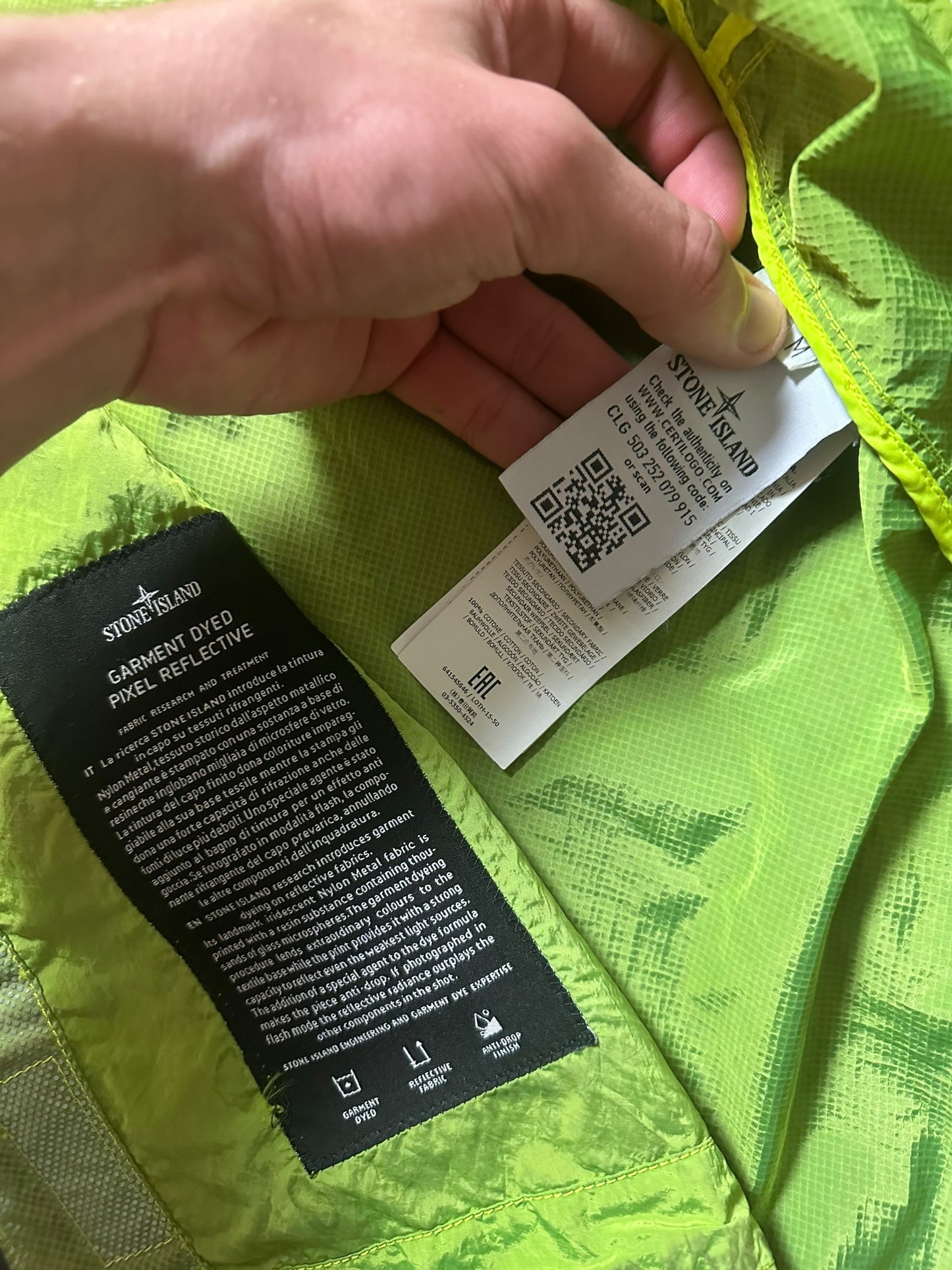 Stone Island ‘Pixel Reflective’ Jacket (M)