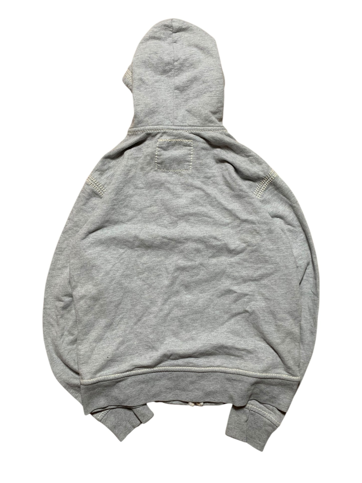 True Religion big stitch zip up hoodie (L)