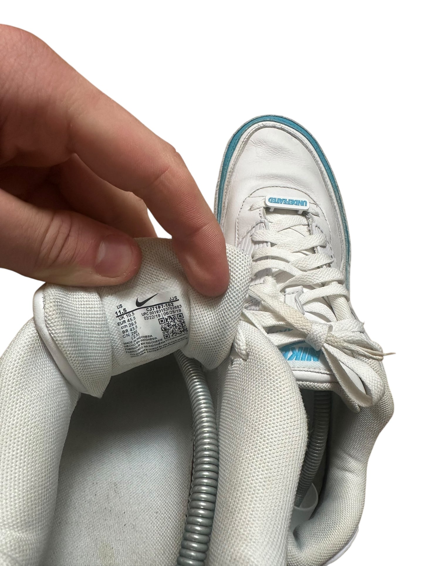 Nike undefeated air max 90 (10.5)