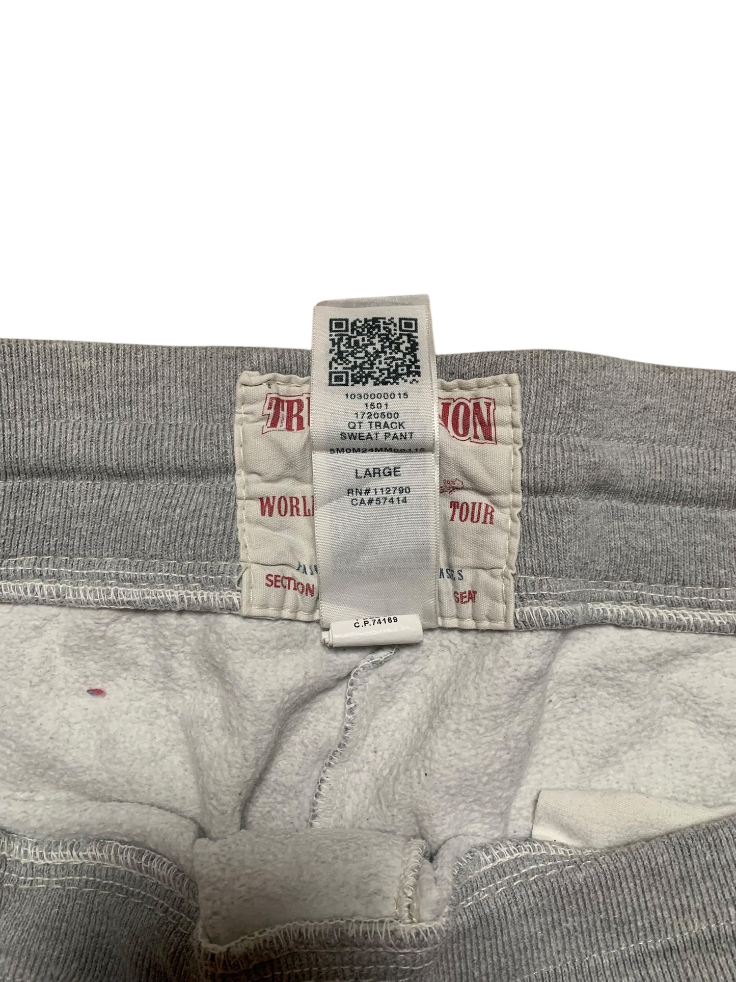 True religion big stitch joggers (L)