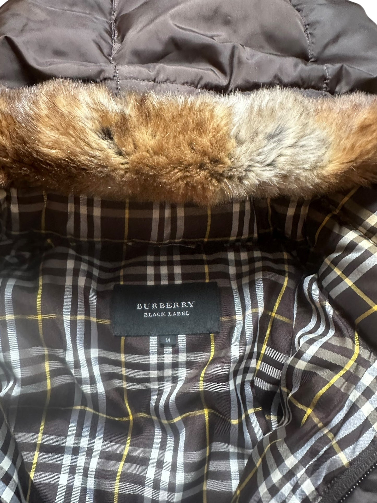 Burberry Fur Puffer (S)