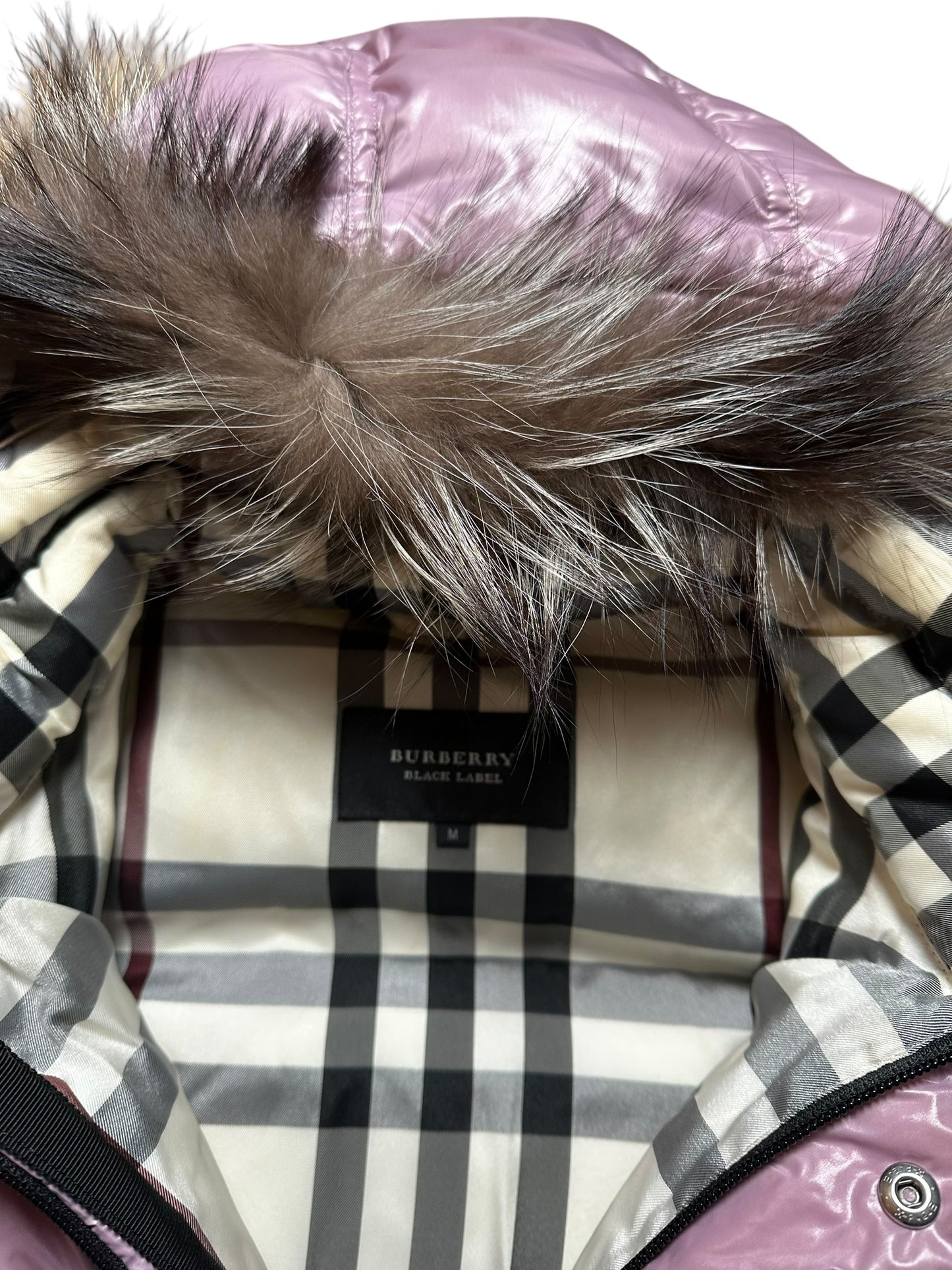 Burberry Fur Puffer Jacket (S)