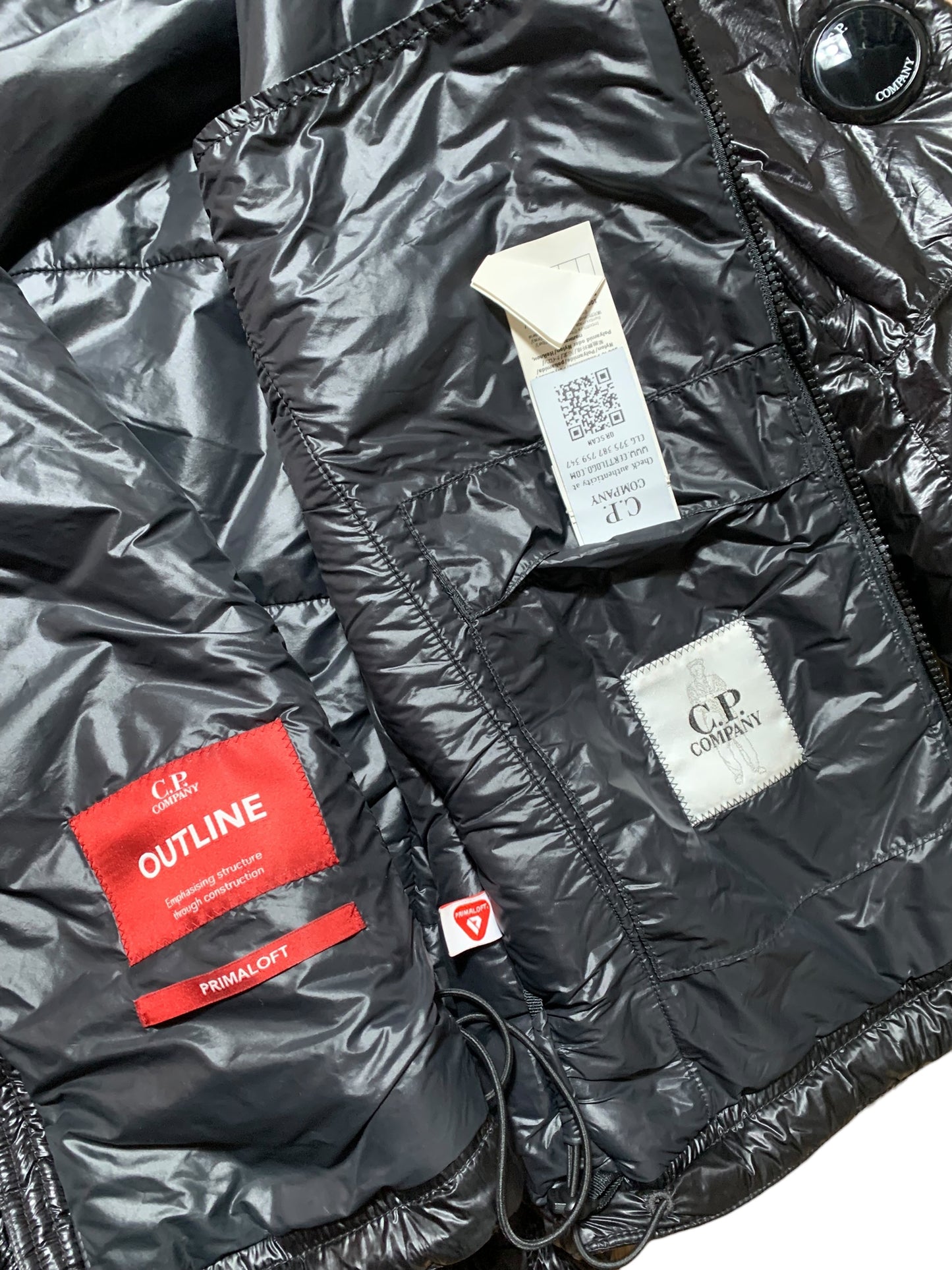 CP Company primaloft outline balaclava puffer jacket (L)