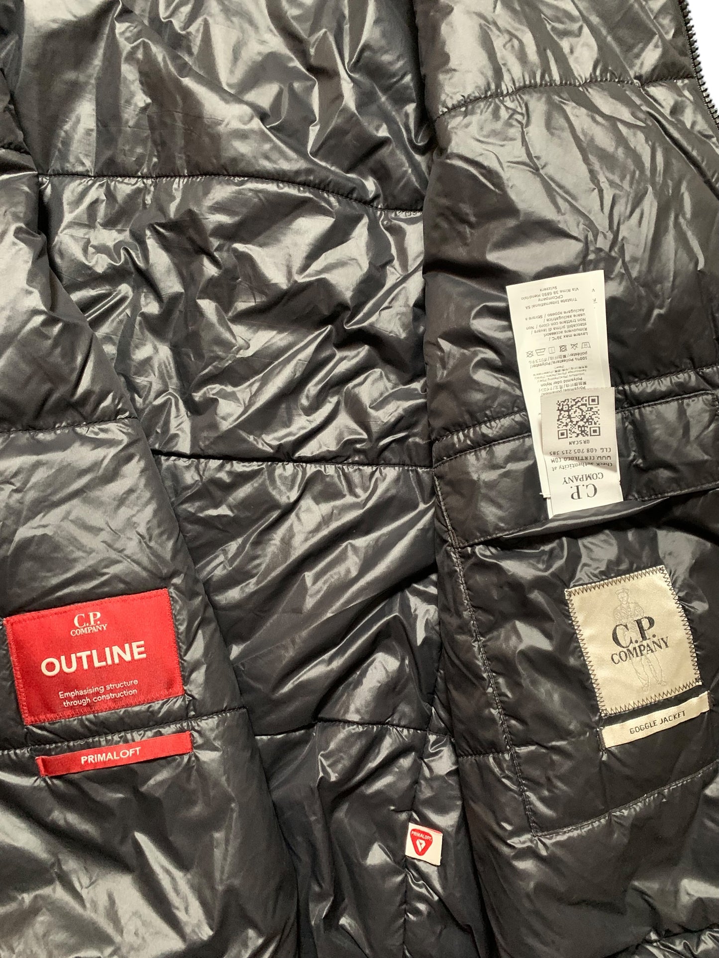 CP company primaloft outline puffer jacket (XL)