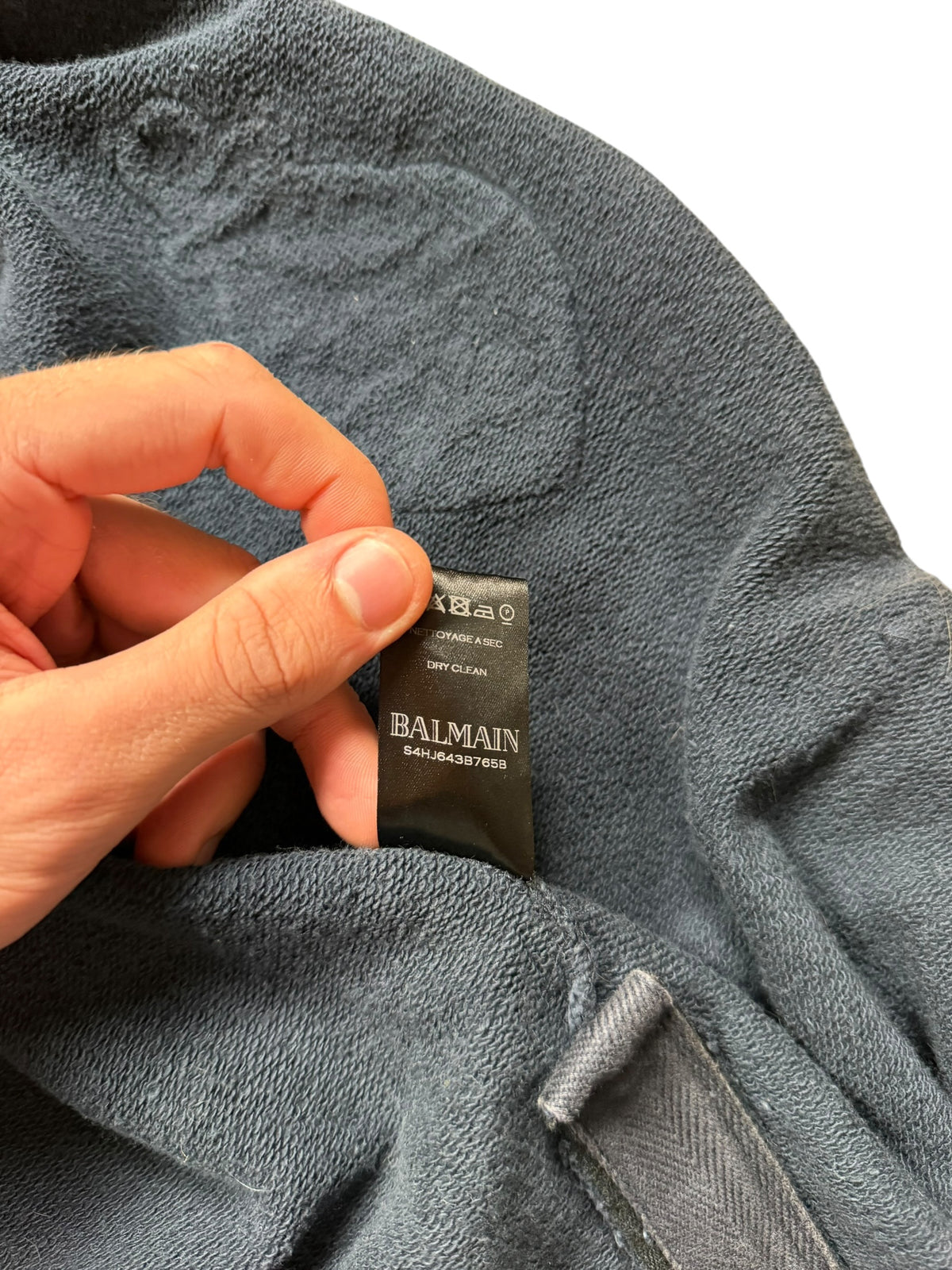 Balmain Crest Hoodie (L)