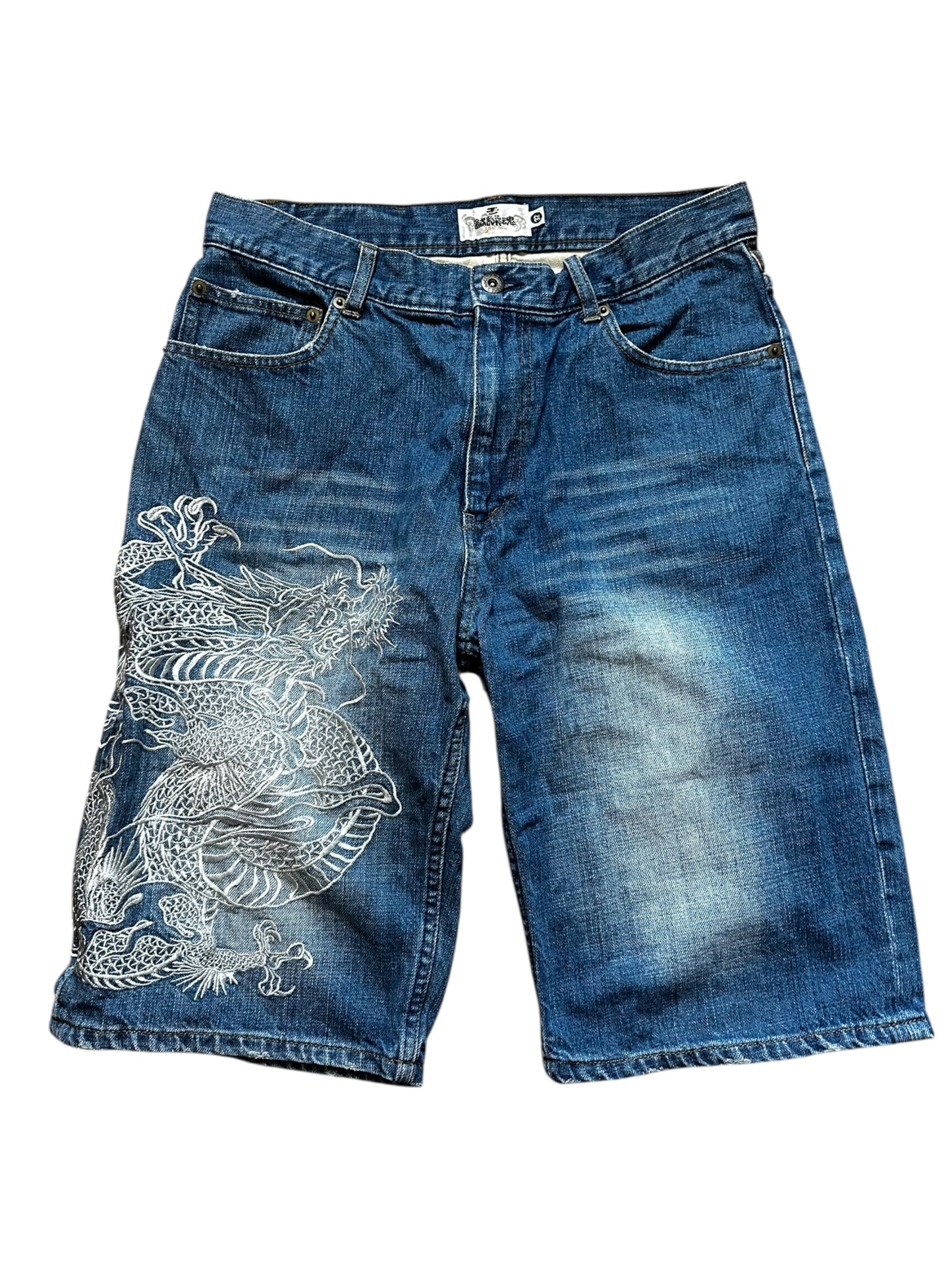 Karikuri Embroided Jorts (M)