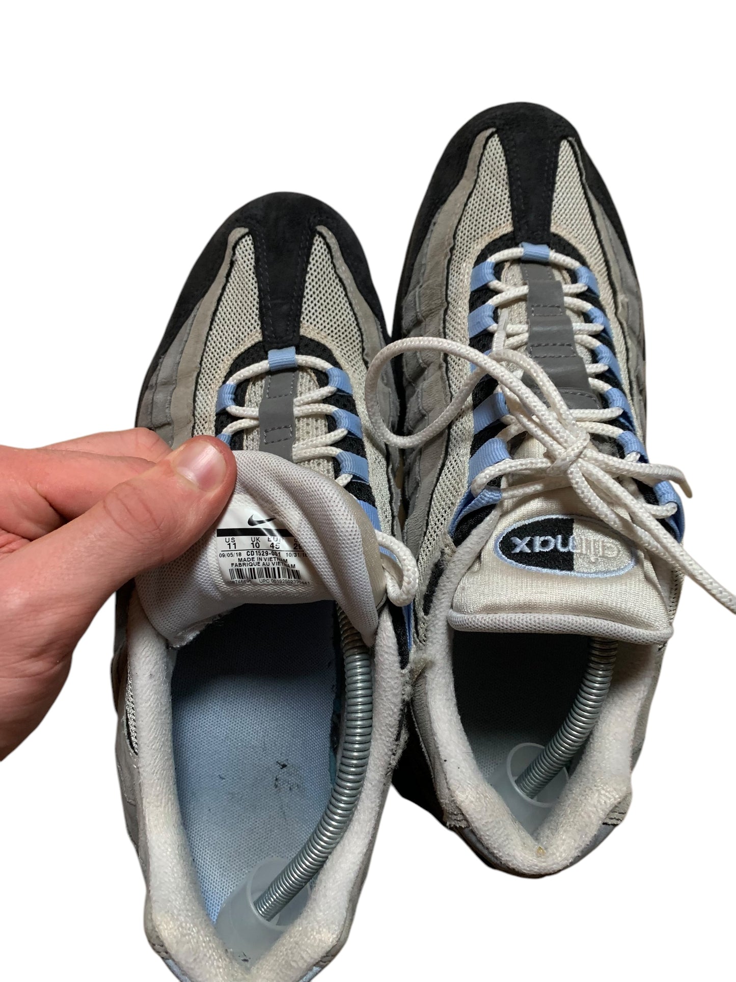 Nike air max 95s ‘aliminium’ (10)