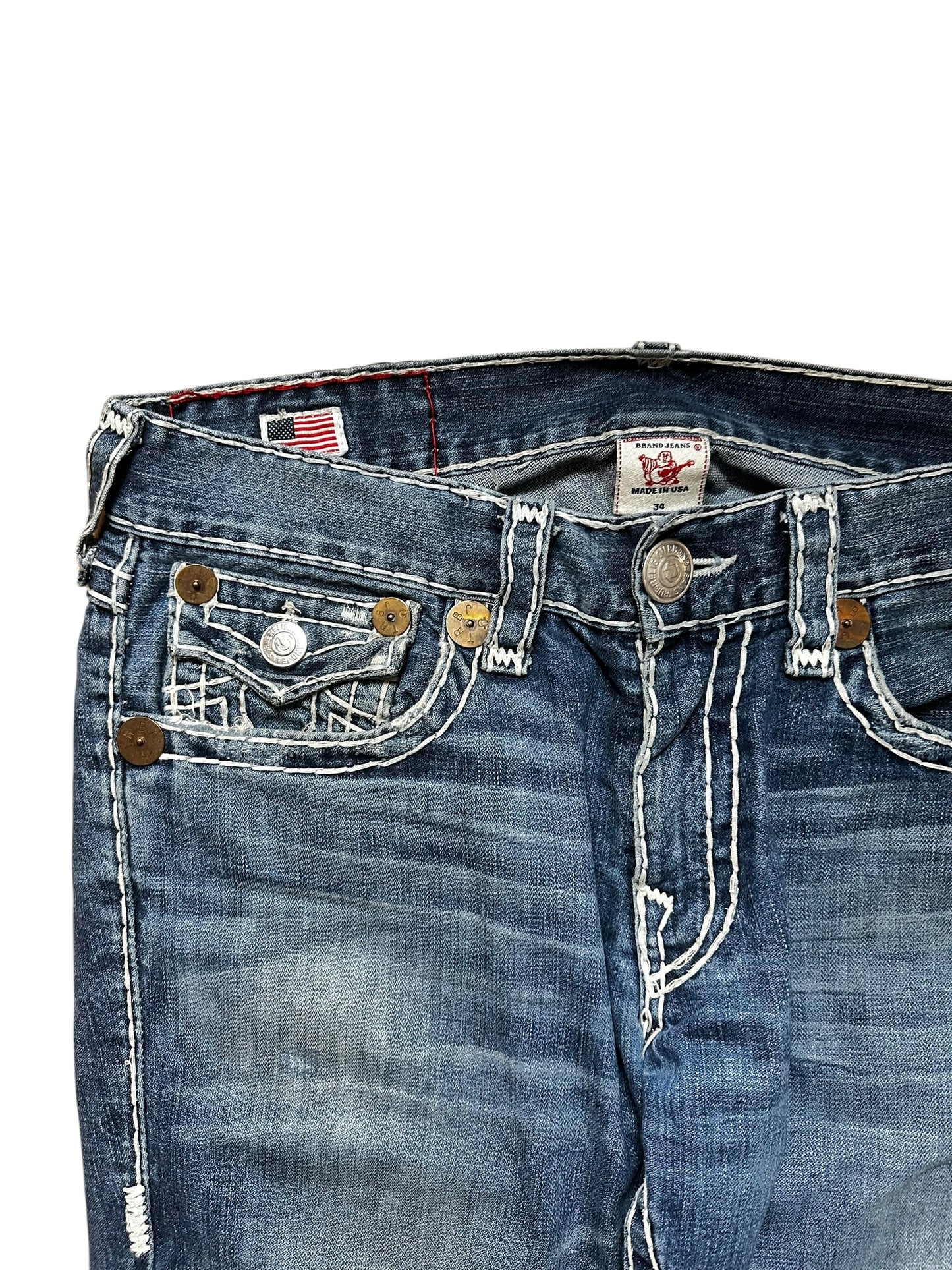 True Religion Big Stitch Jeans (L)