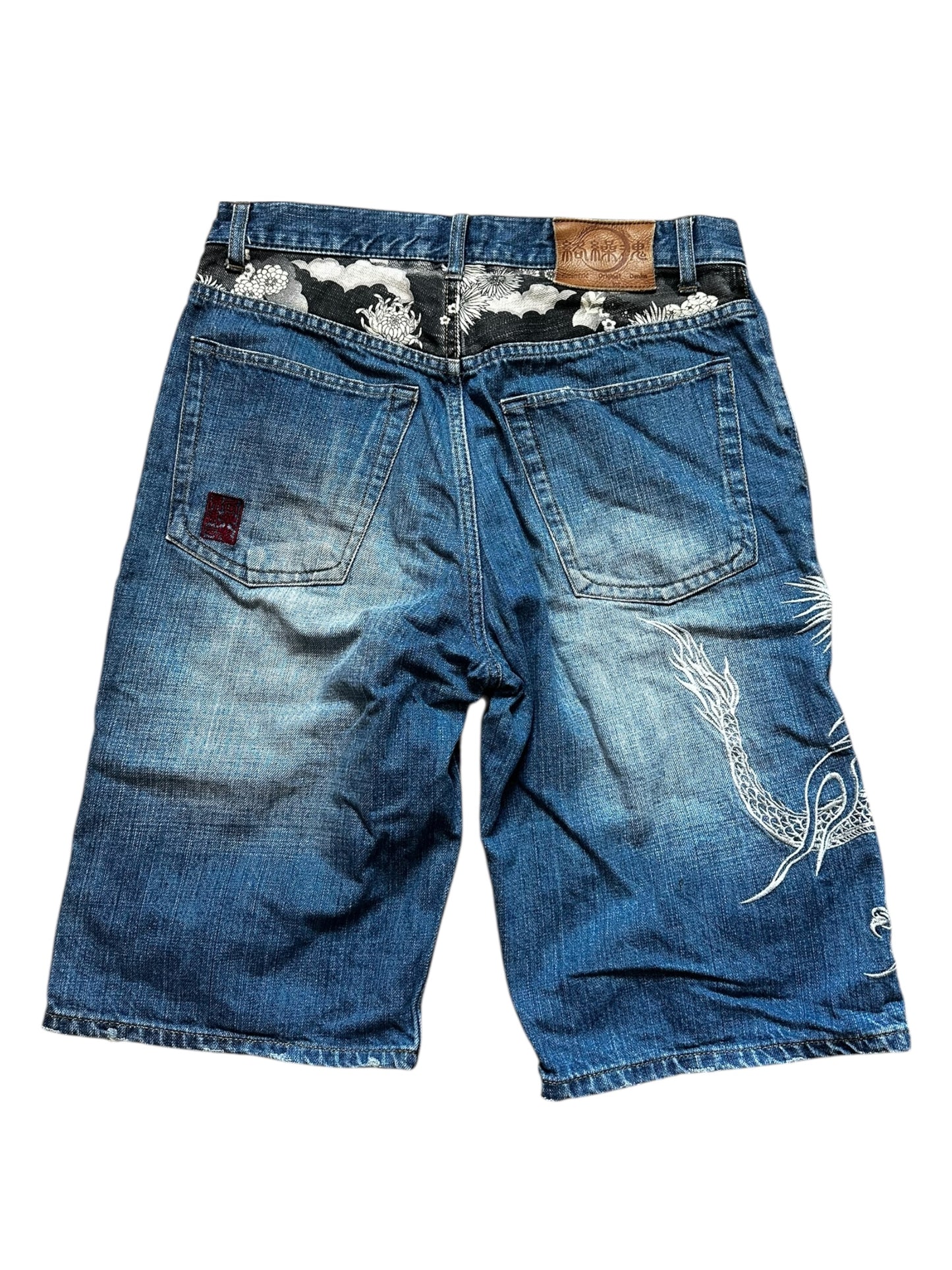 Karikuri Embroided Jorts (M)