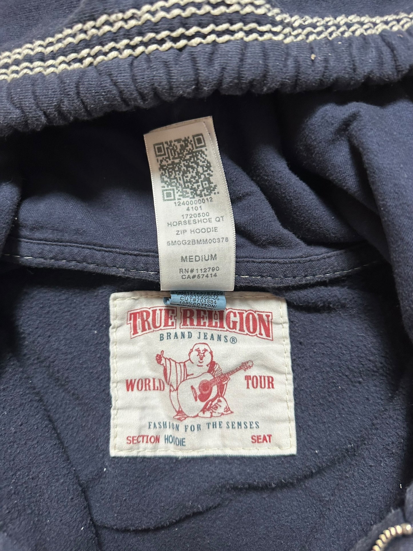 True Religion Big Stitch Hoodie (M)