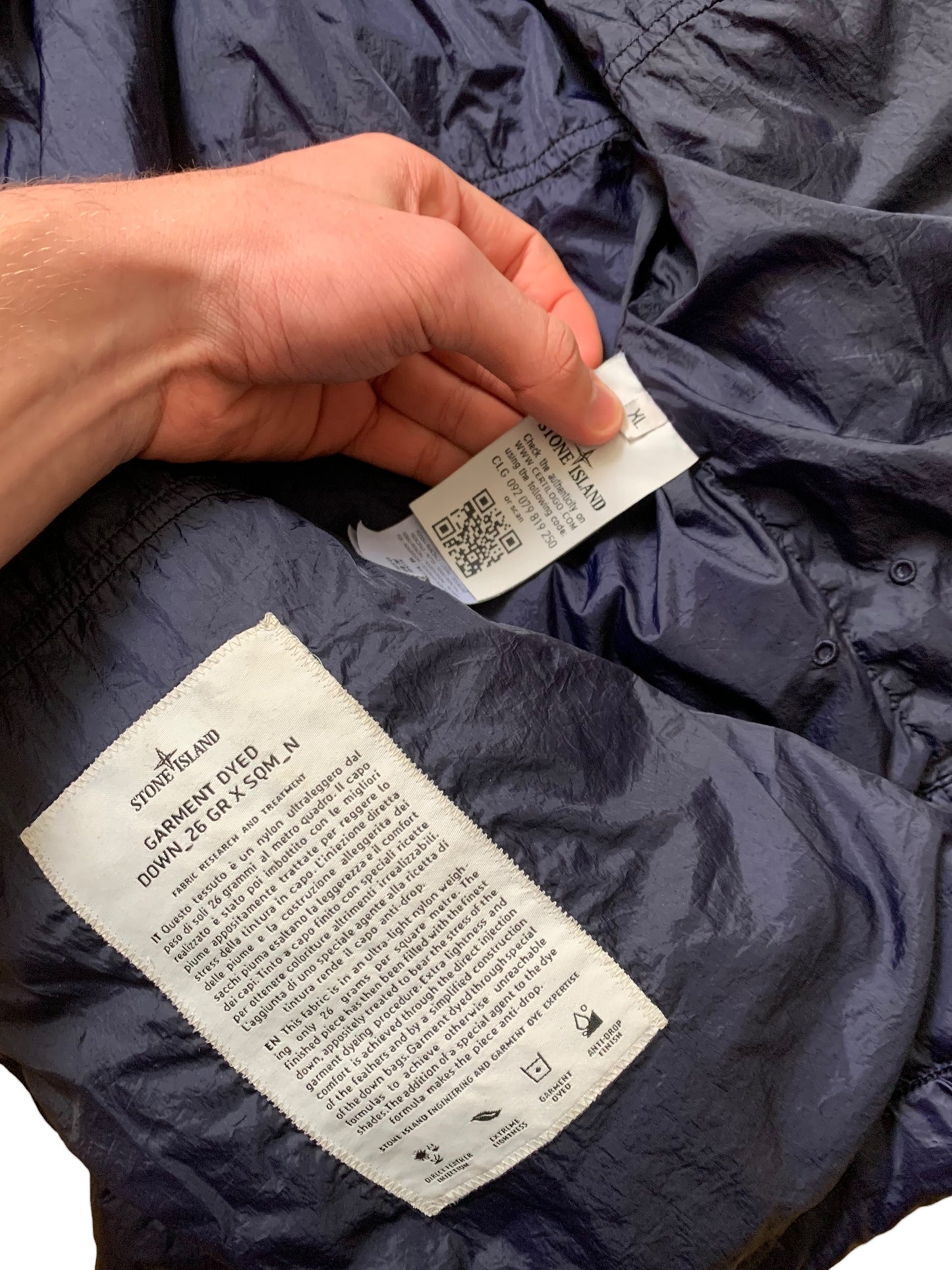 Stone island puffer jacket