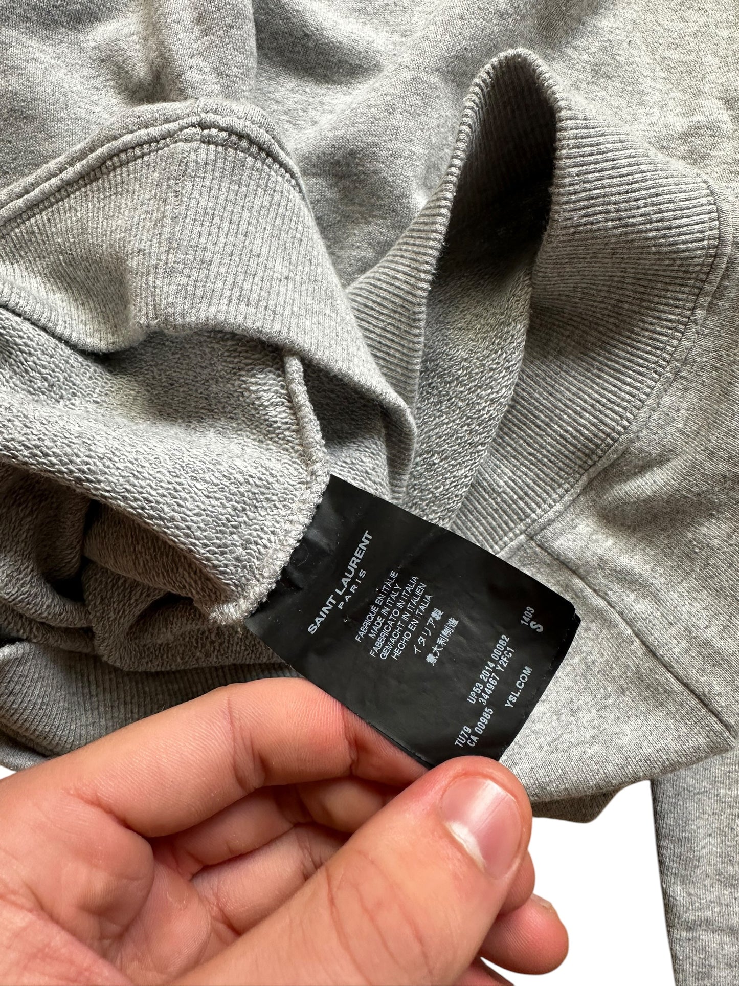 Saint Laurent Zip Hoodie (S)