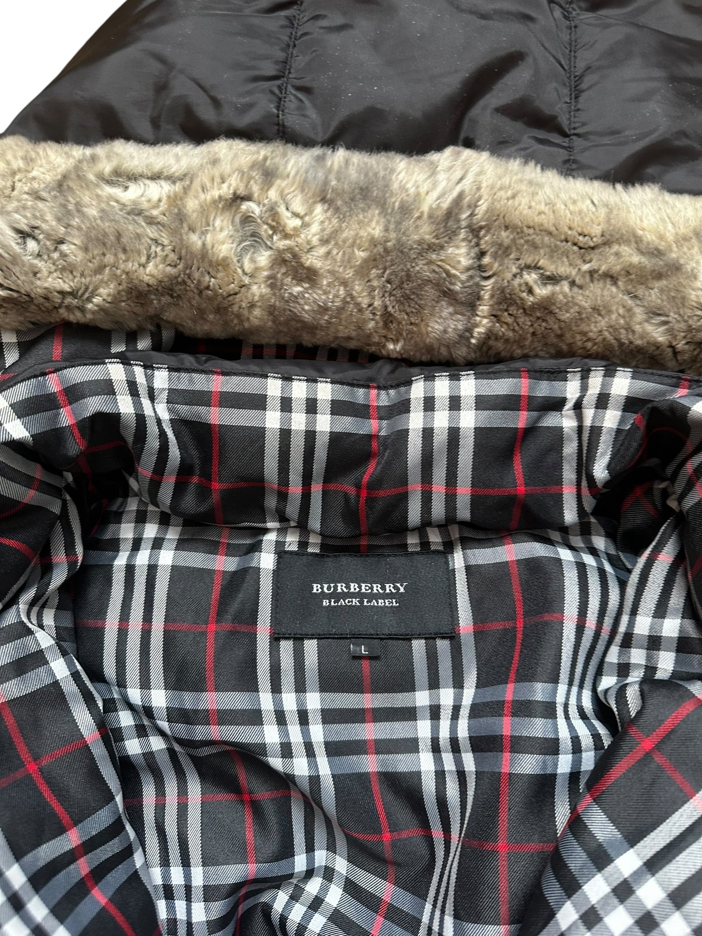 Burberry Fur Jacket (M)