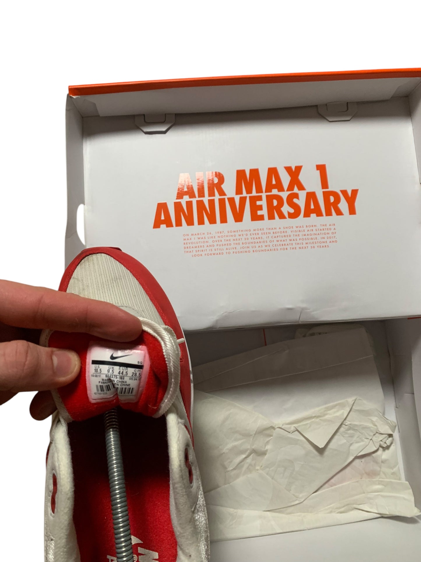 Nike air max 1 ‘anniversary’ (9.5)