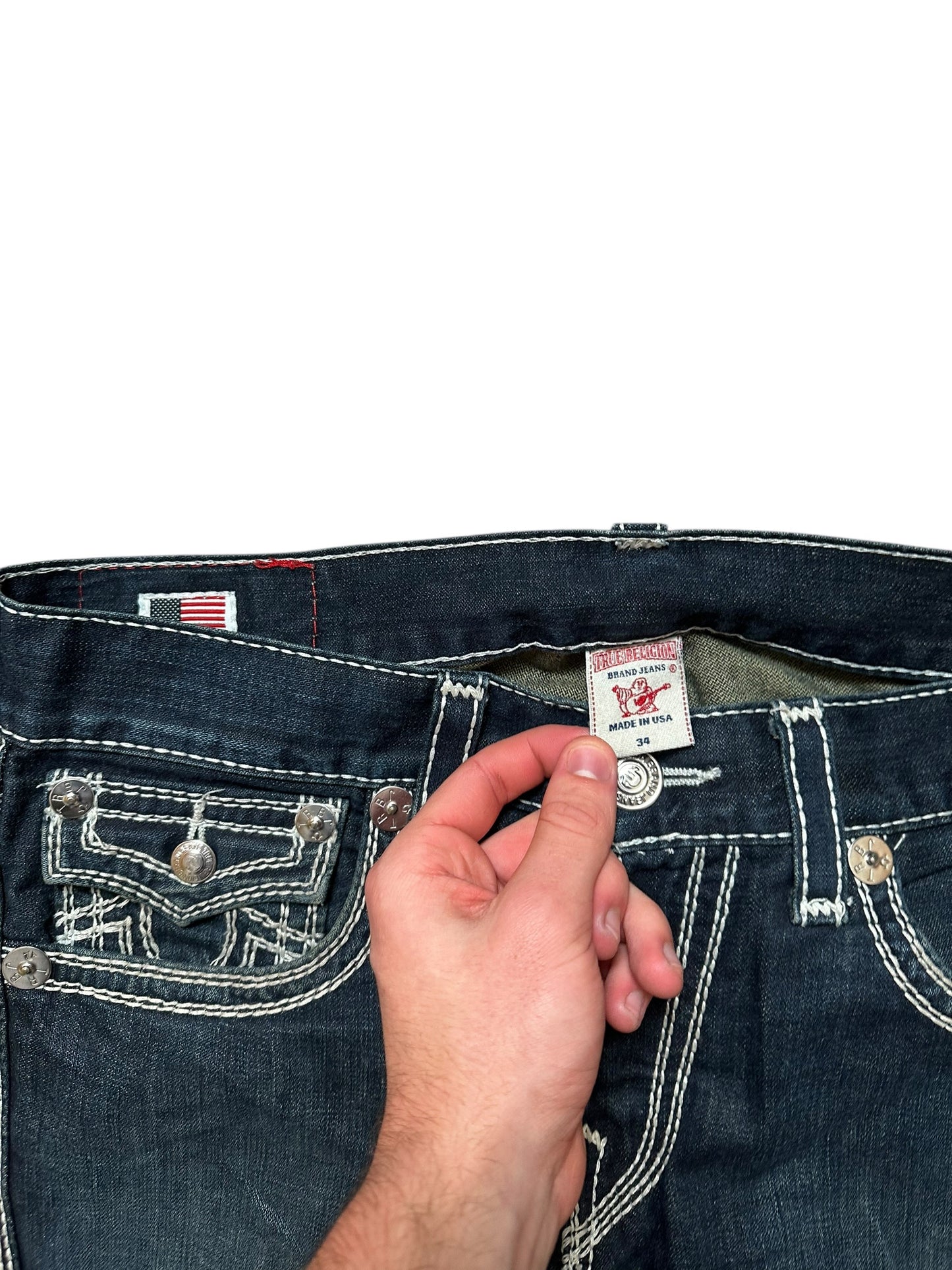 True Religion Stitch Jeans (L)