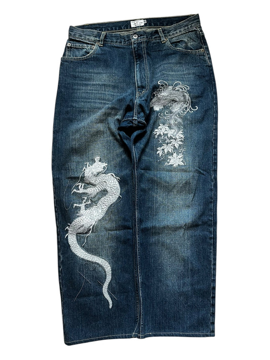 Karikuri Embroided Jeans (L)