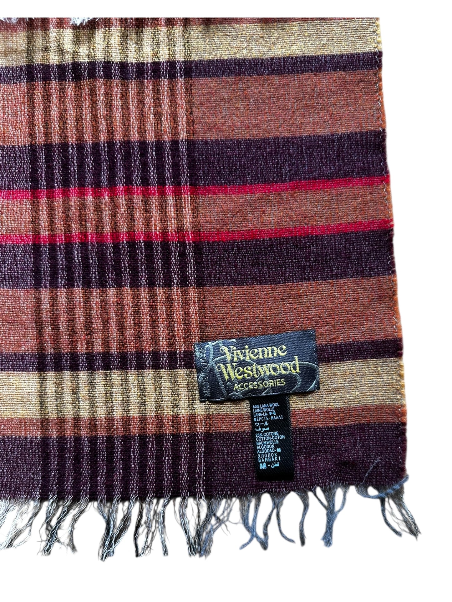 Vivienne Westwood Plaid Scarf (OS)