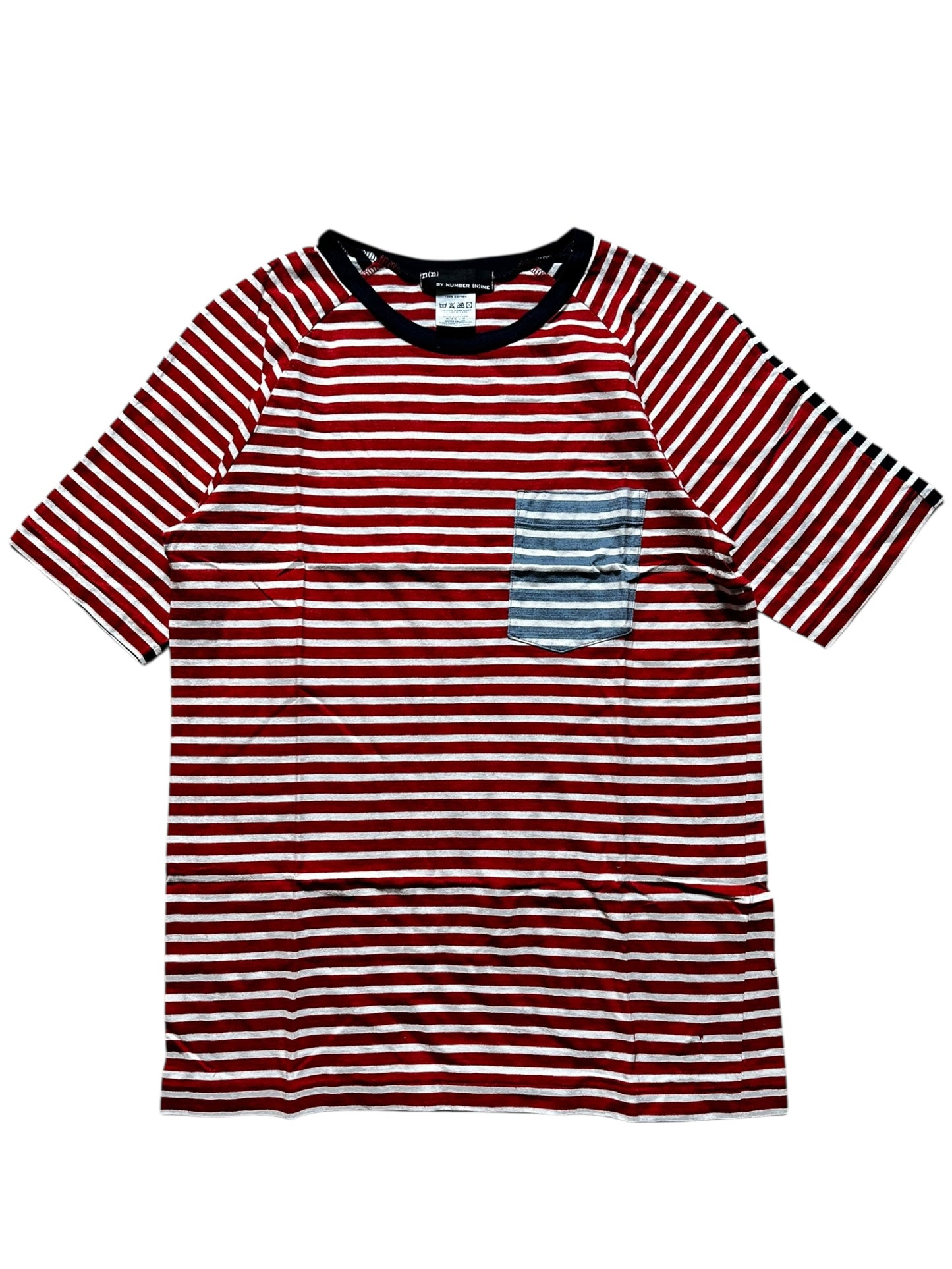 Number (N)ine Striped T-Shirt (M)