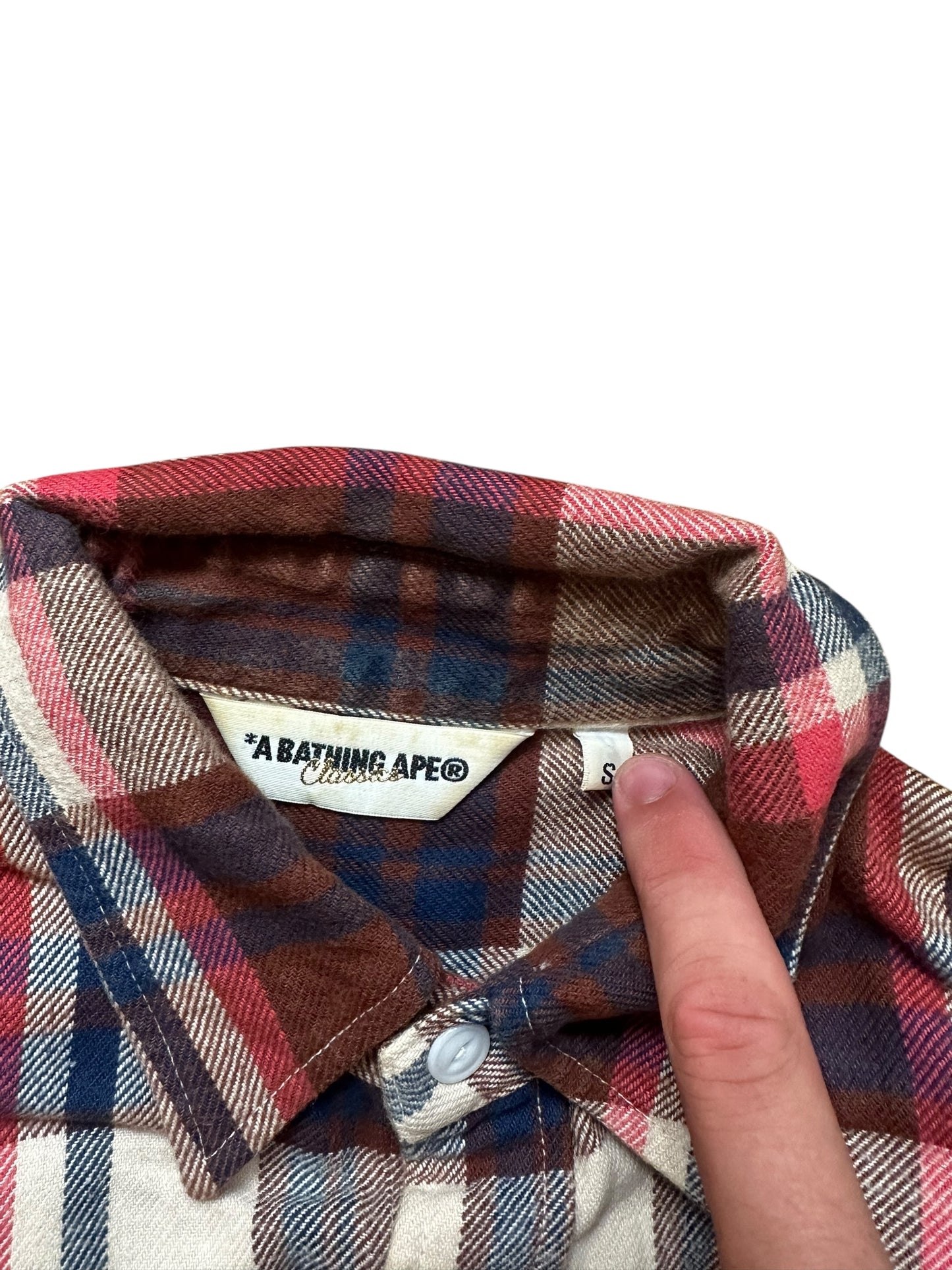 Bape Plaid Shirt (S)