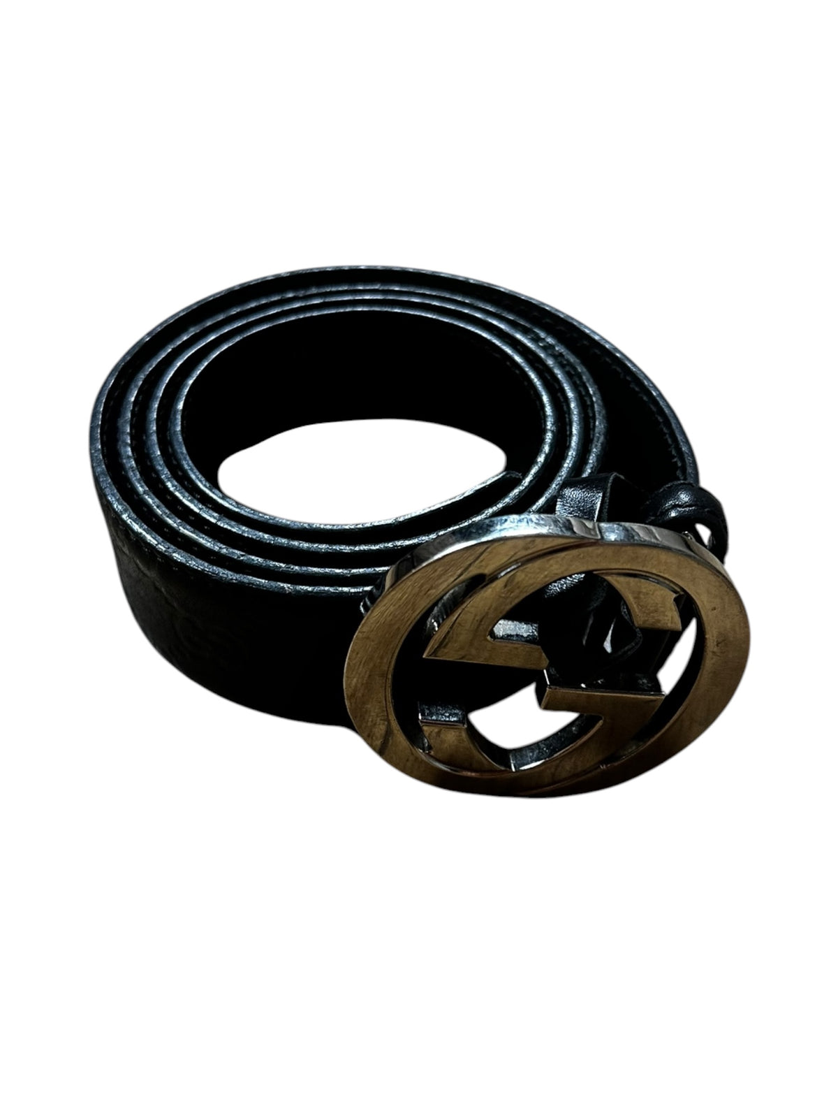 Gucci Monogram Buckle Belt