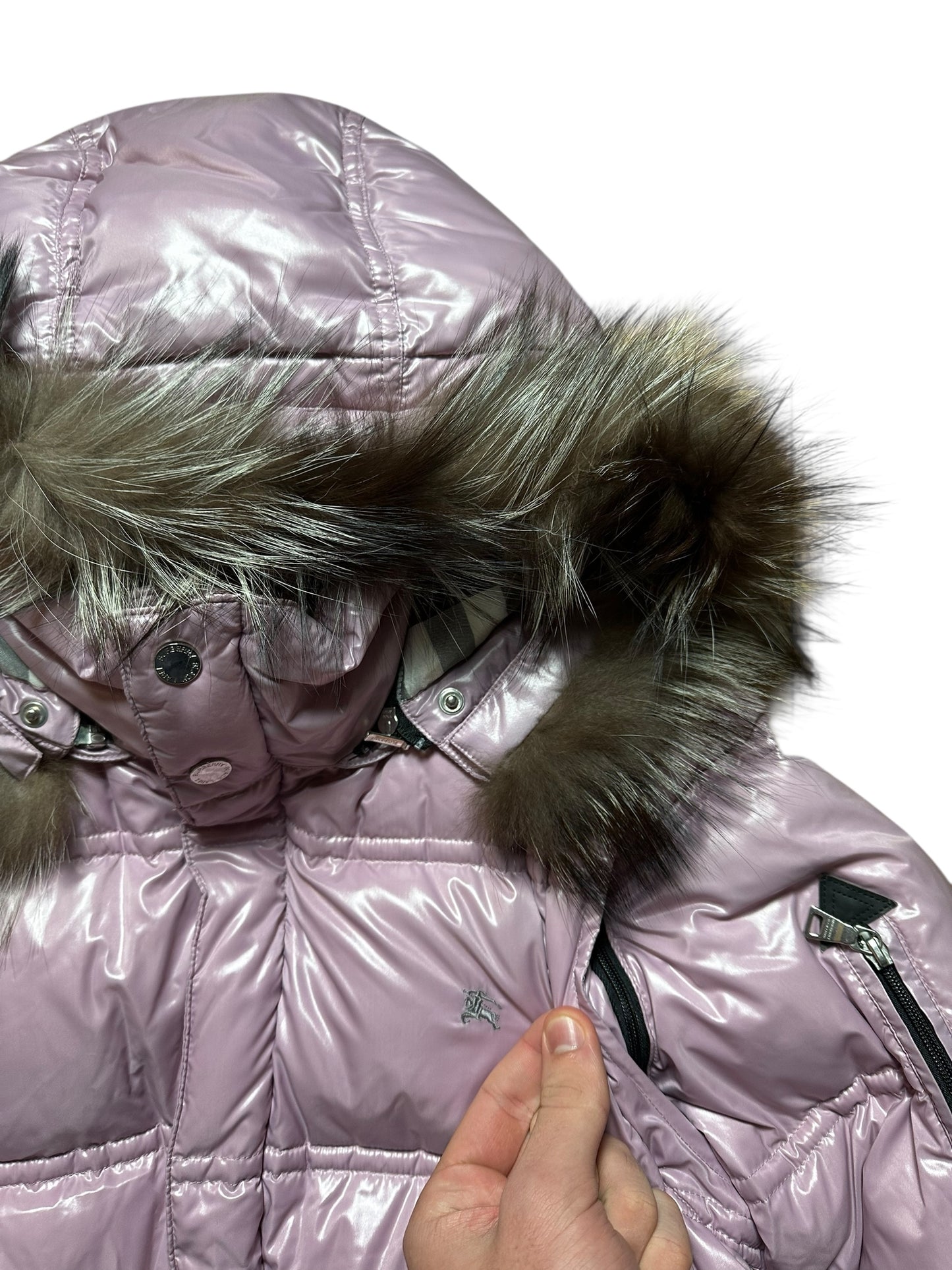 Burberry Fur Puffer Jacket (S)