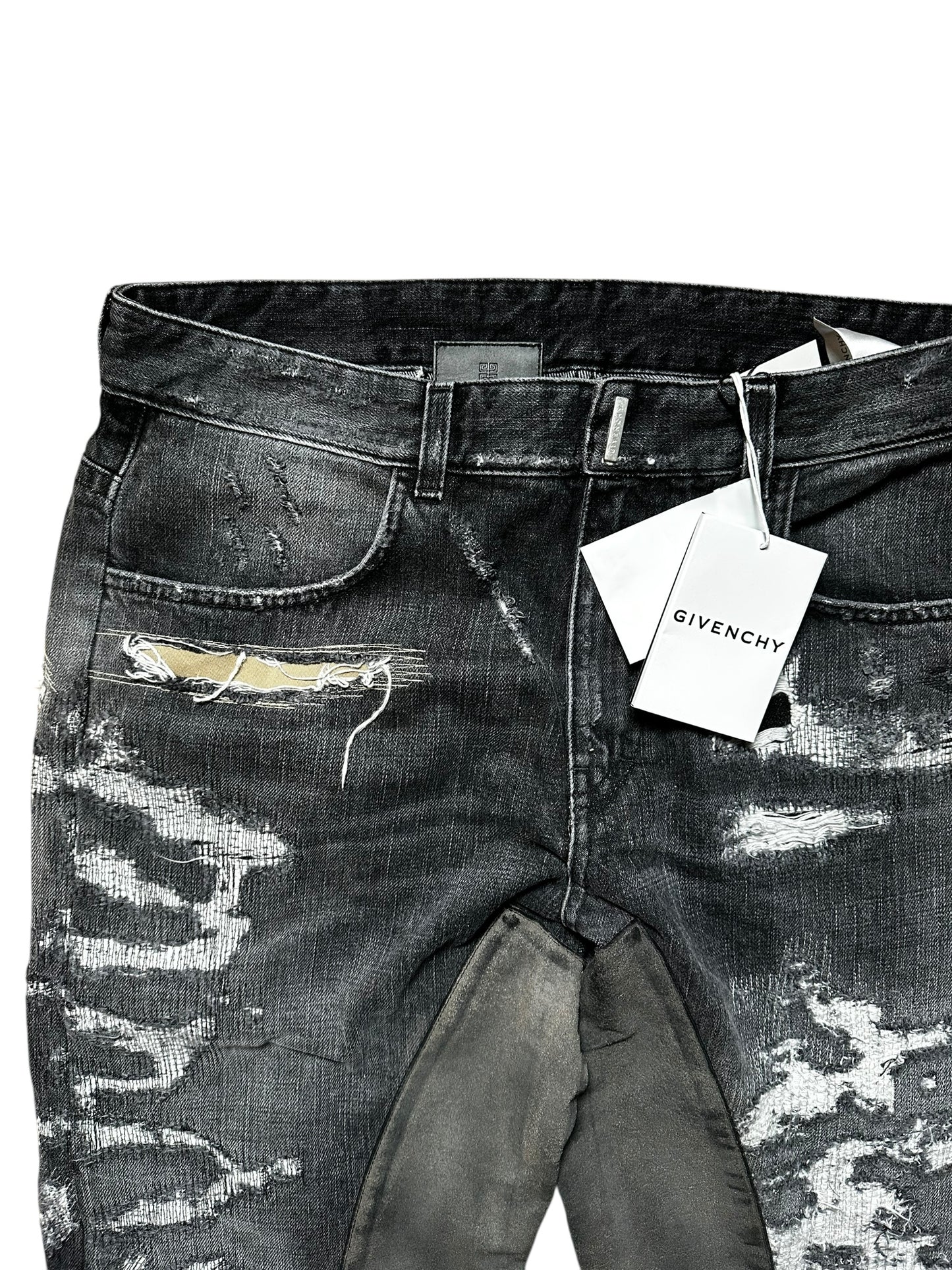 Givenchy Moleskin Boro Distressed Denim (L)