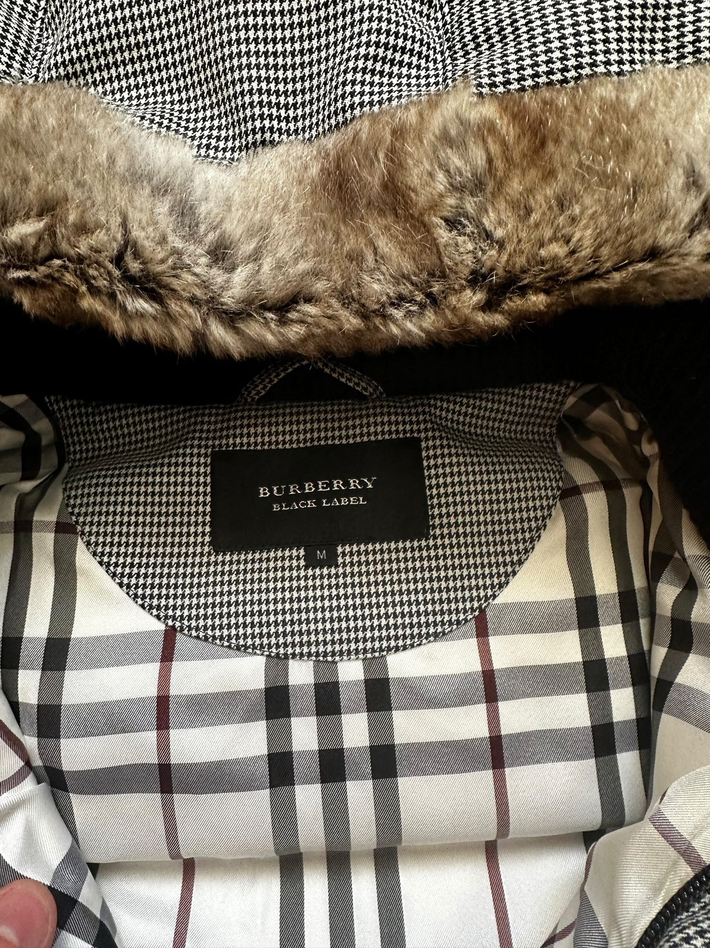 Burberry Fur Jacket (S)