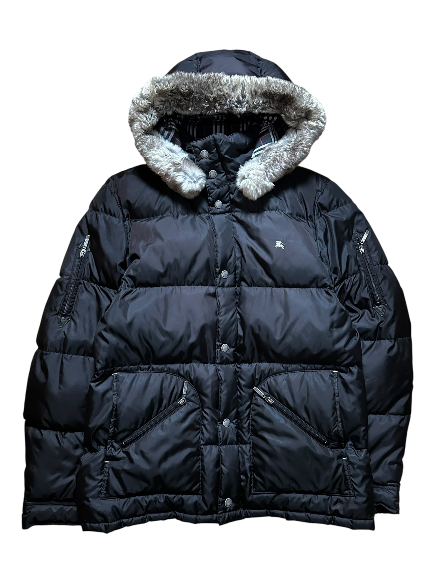Burberry Fur Jacket (L)