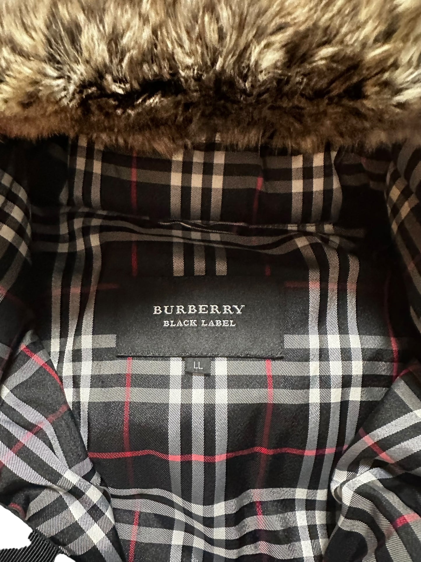 Burberry Fur Jacket (L)