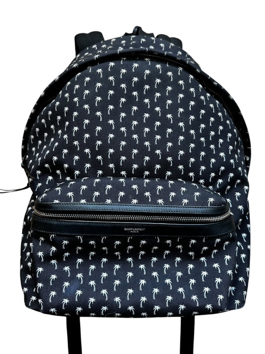 Saint Laurent Paris Palm Trees Backpack (OS)