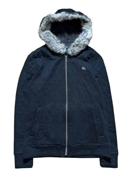Burberry Fur Hoodie (S)