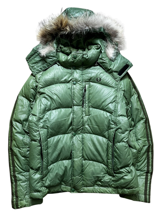 Fred Perry Fur Puffer Jacket (M)