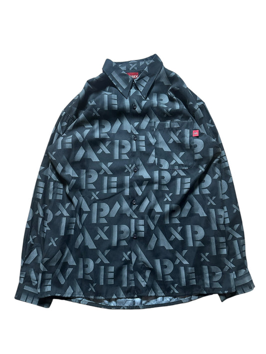 Avirex monogram button shirt (XL)