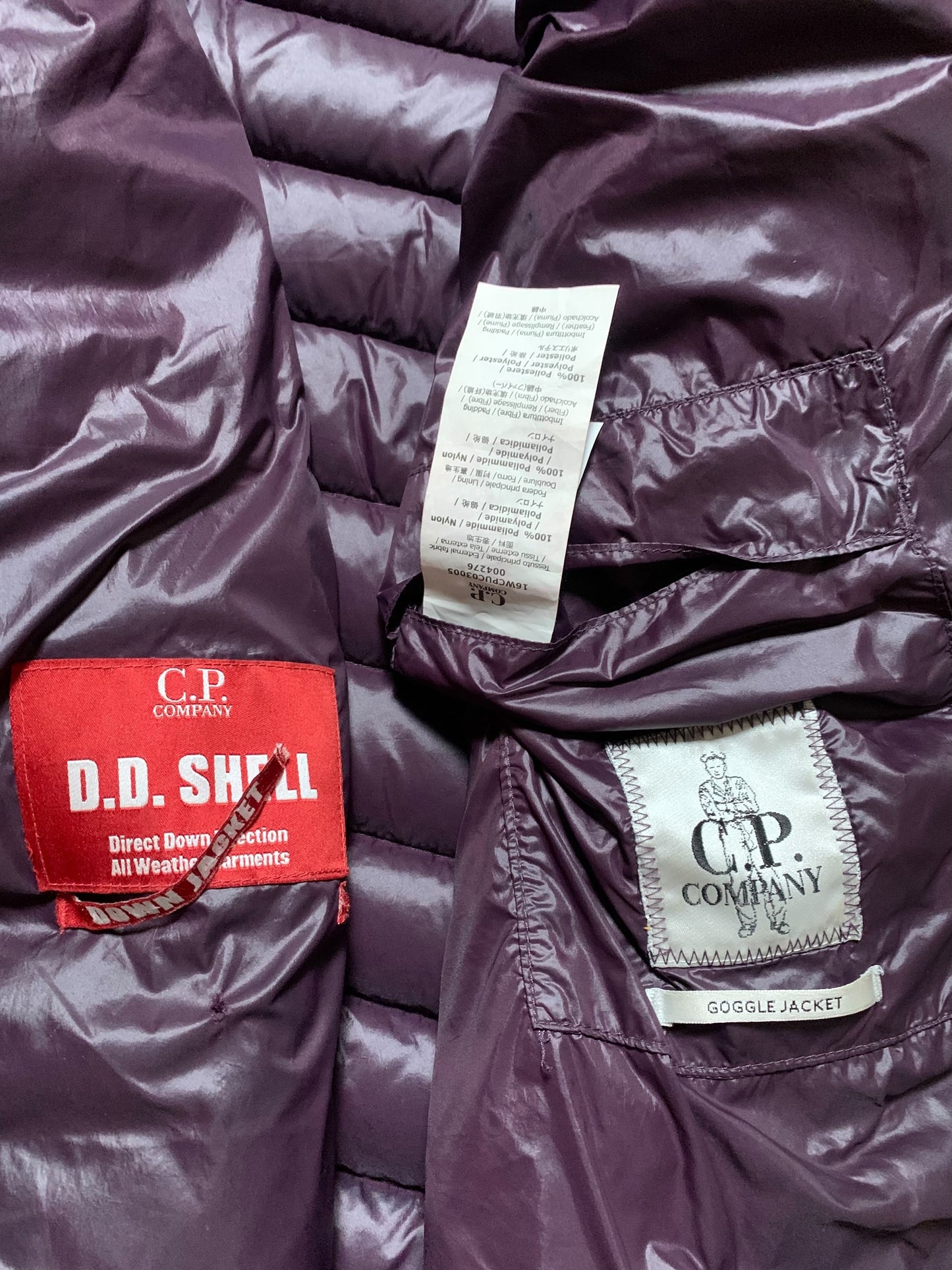 CP Company dd shell puffer jacket (L)