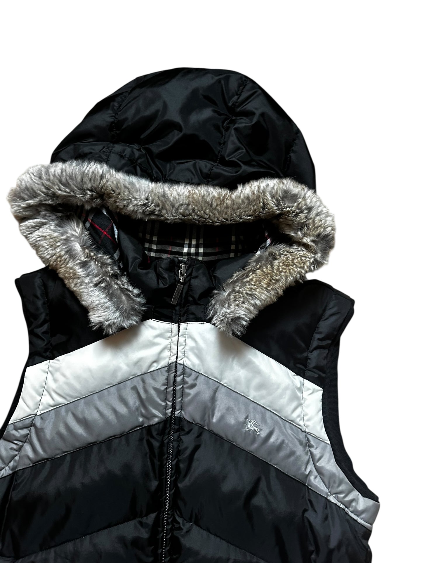 Burberry Fur Gilet (S)