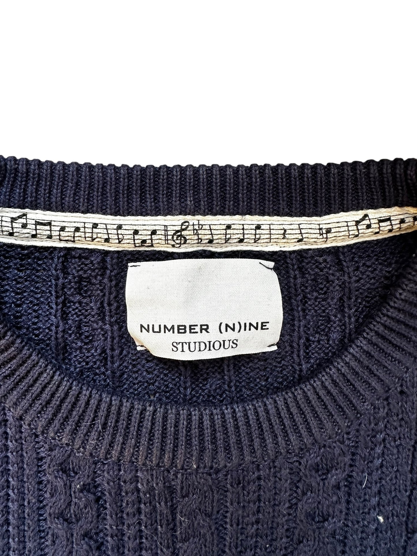Number (N)ine Cable Knit (M)