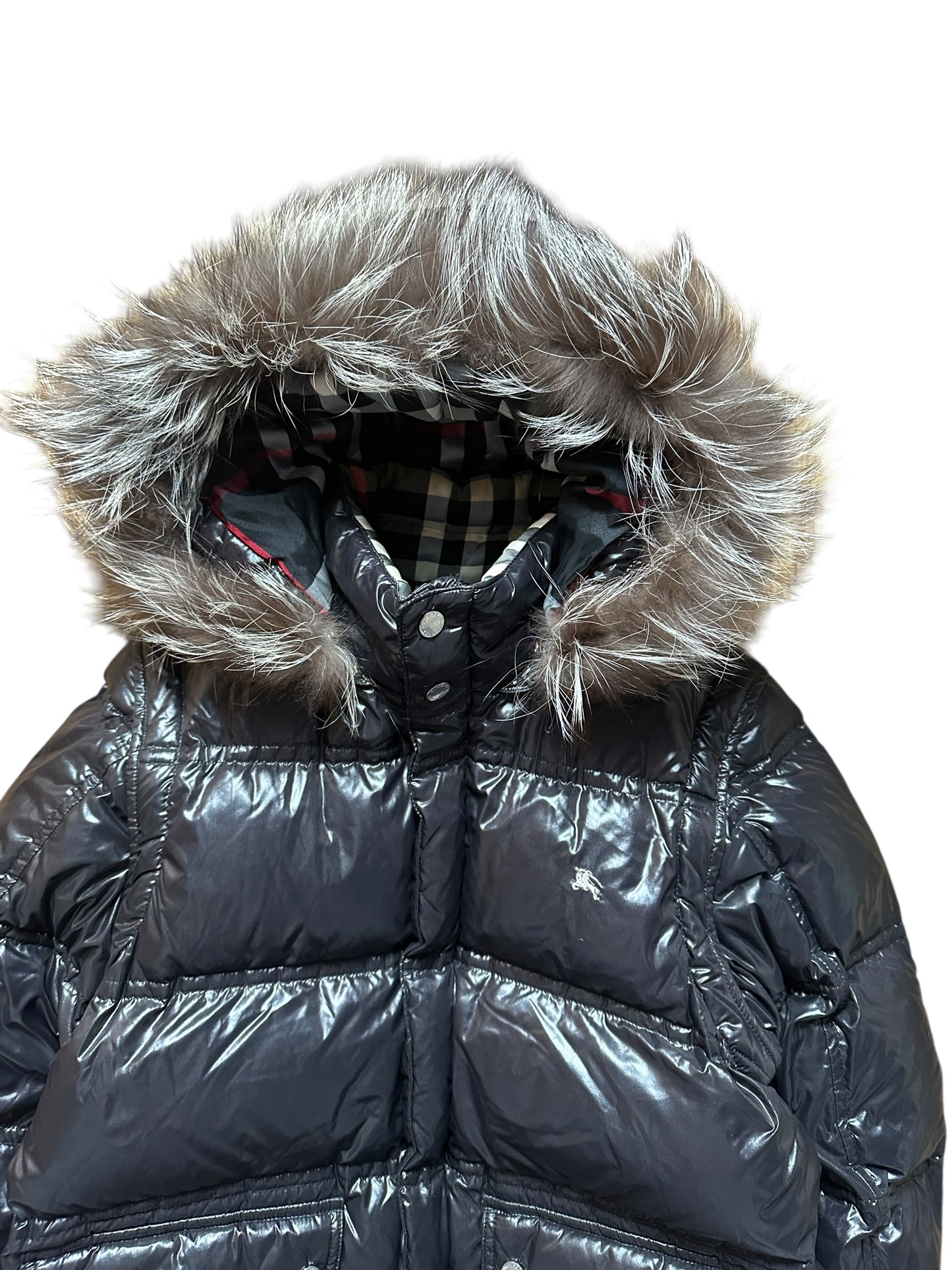 Burberry Fur Puffer Jacket (M)