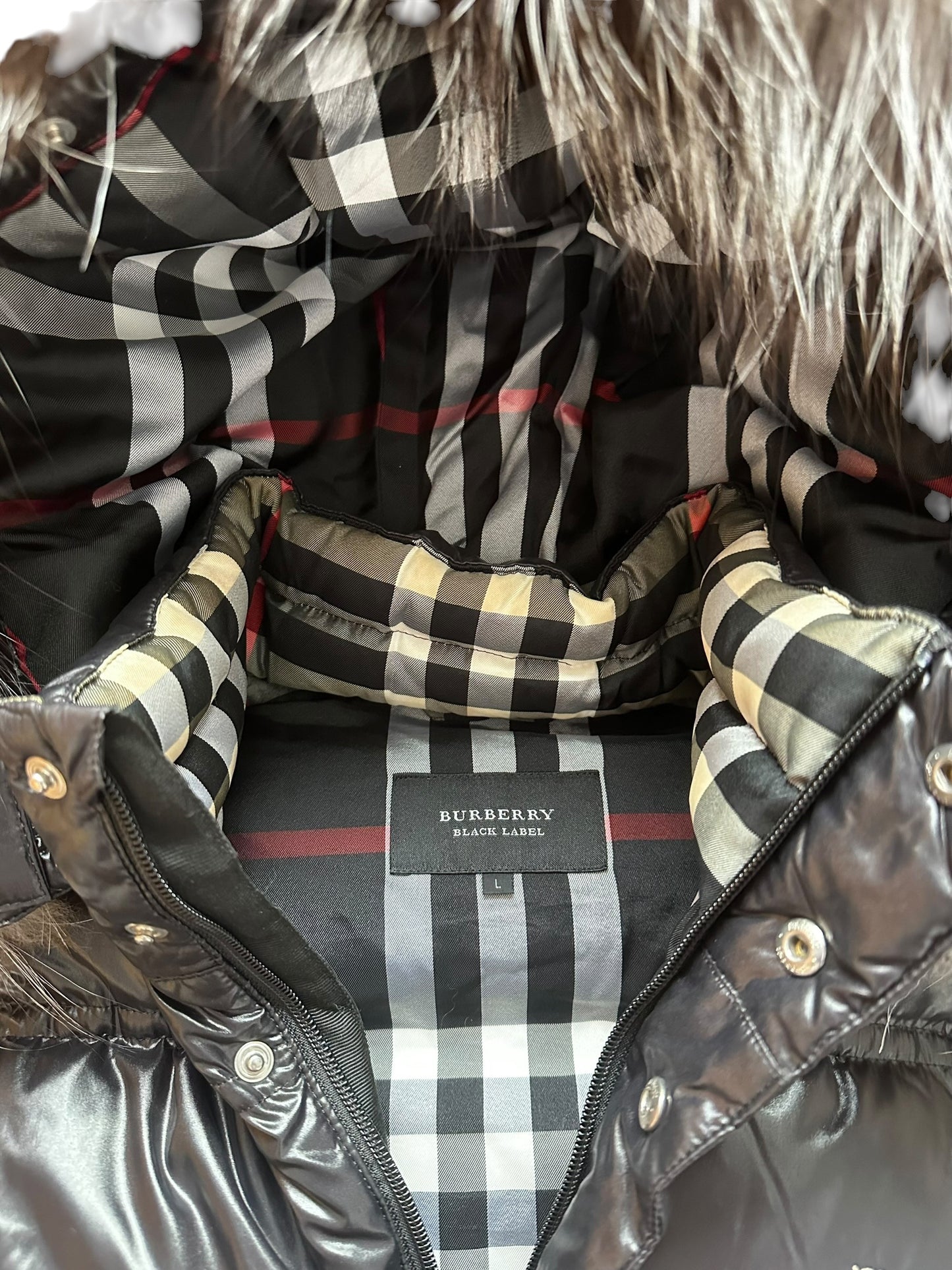 Burberry Fur Puffer (M)