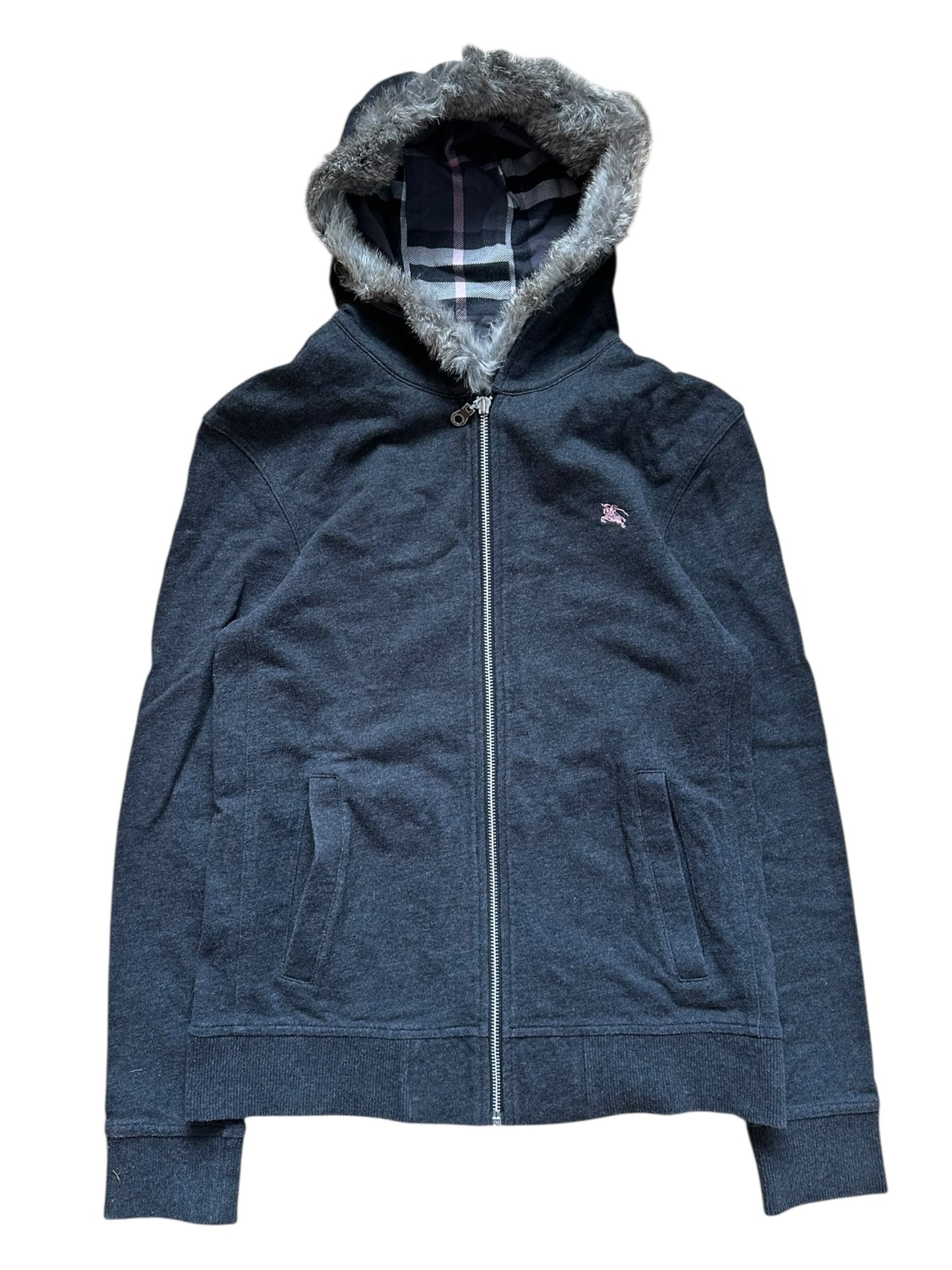 Burberry Fur Hoodie (S)