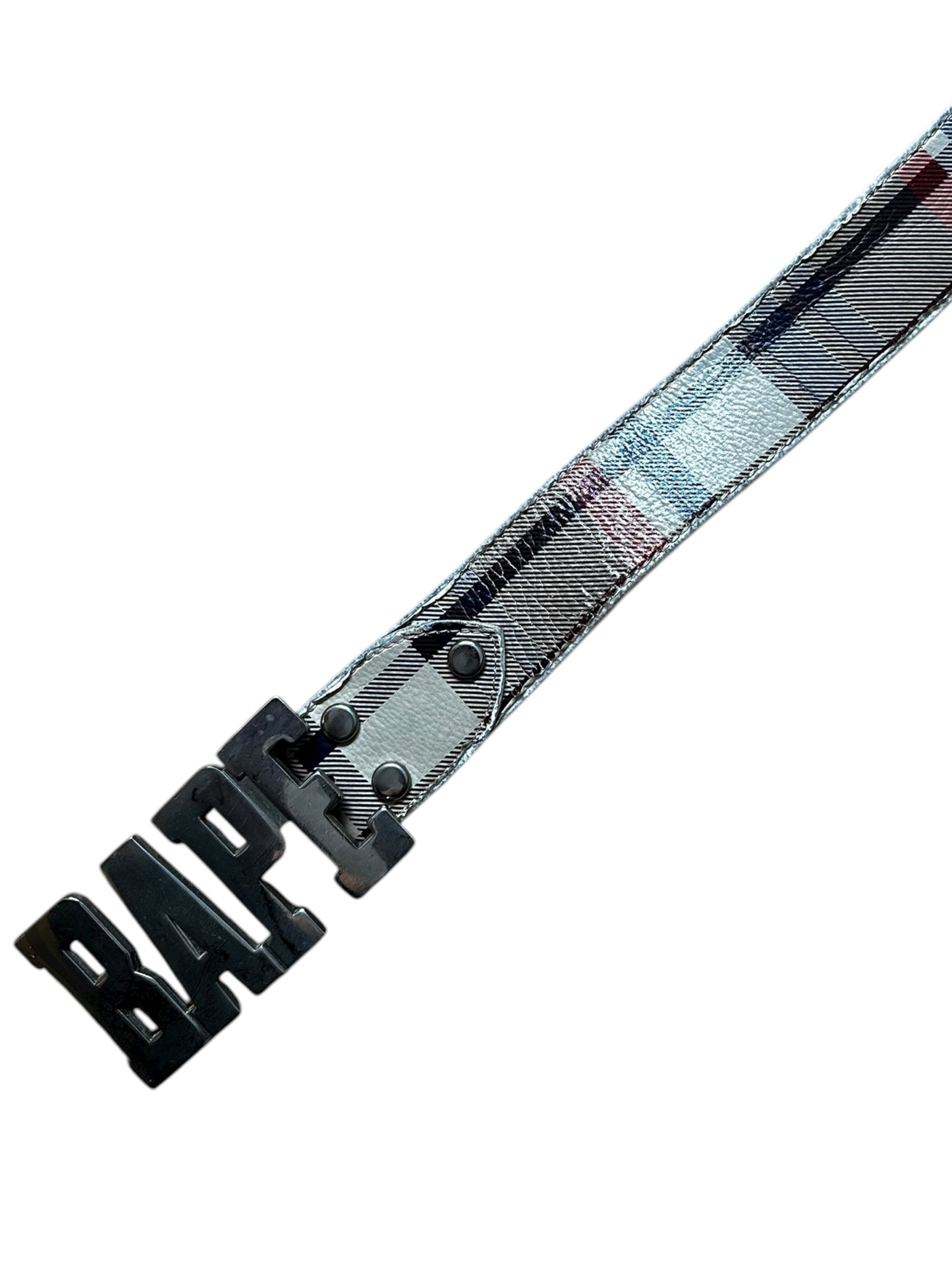 Bape Tartan Belt (M)
