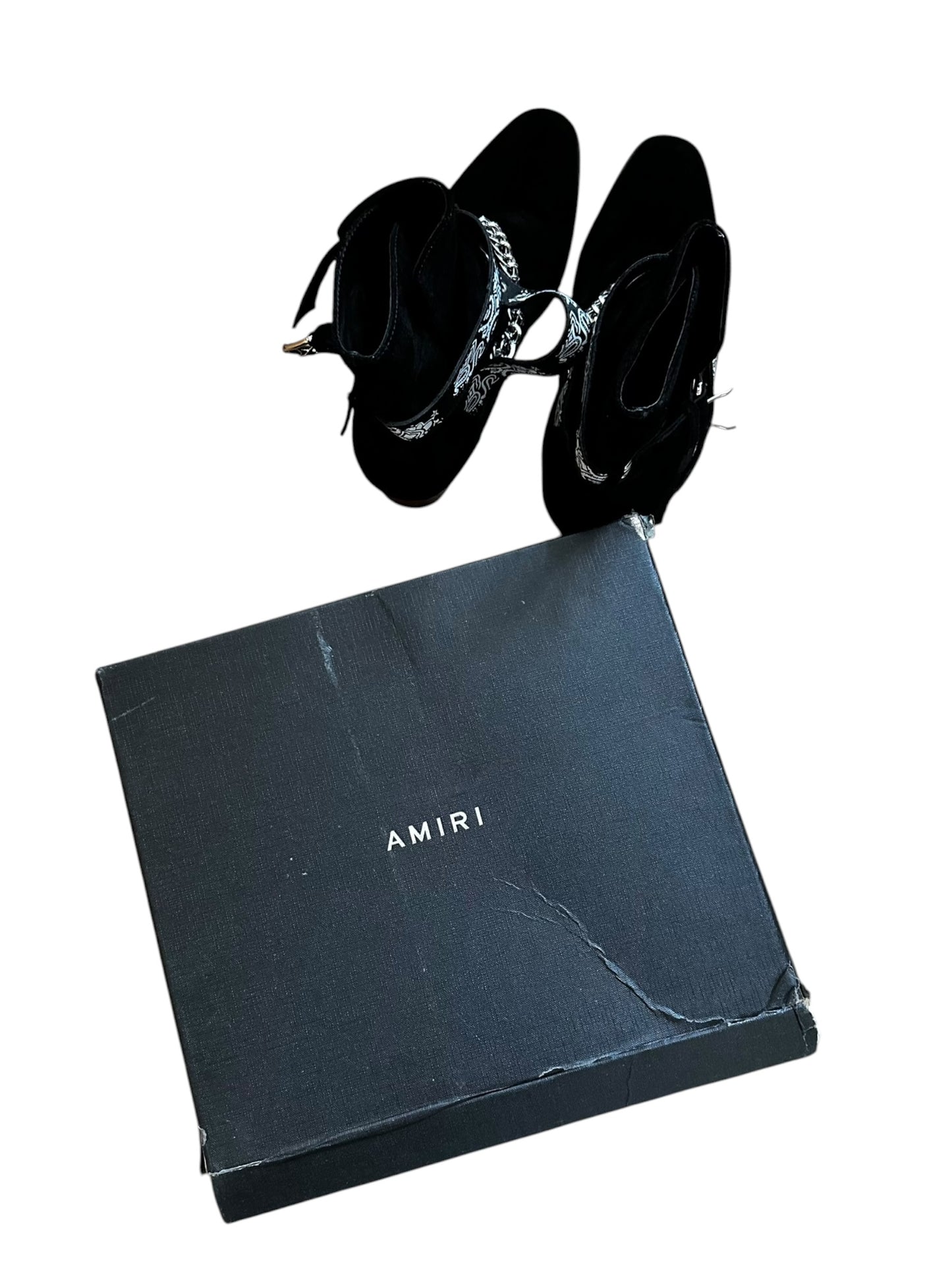 Amiri Bandana Buckle Boots (8)