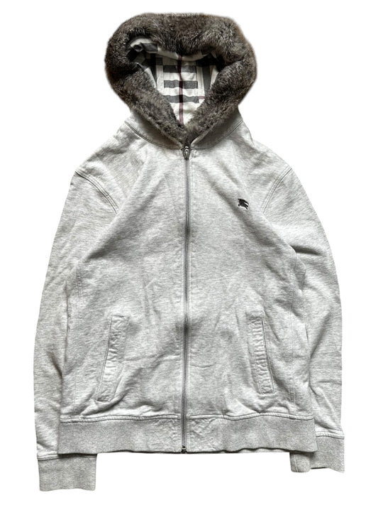 Burberry Fur Zip Up (M)