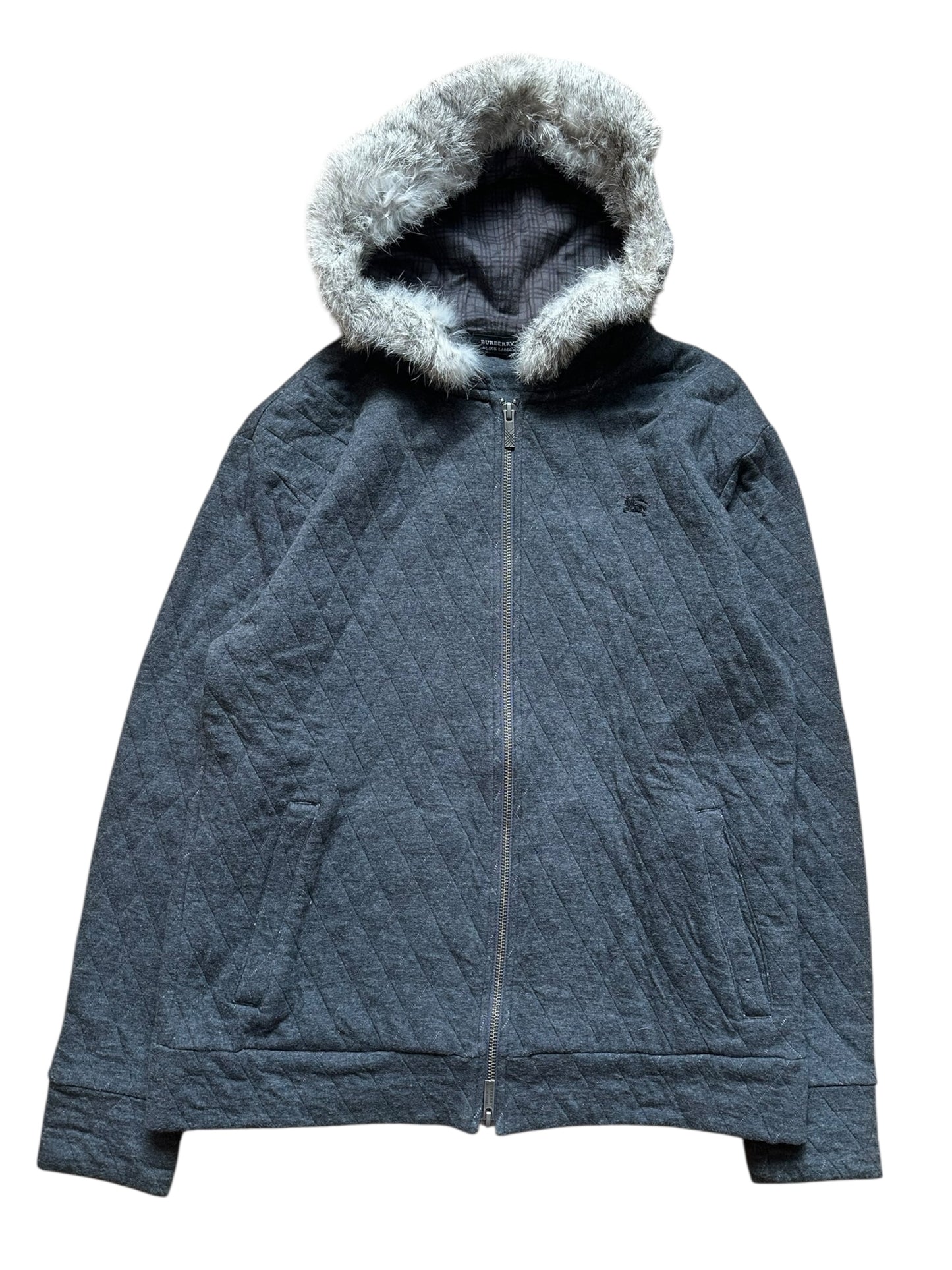 Burberry Fur Hoodie (M)