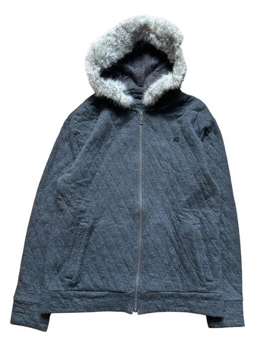 Burberry Fur Hoodie (M)