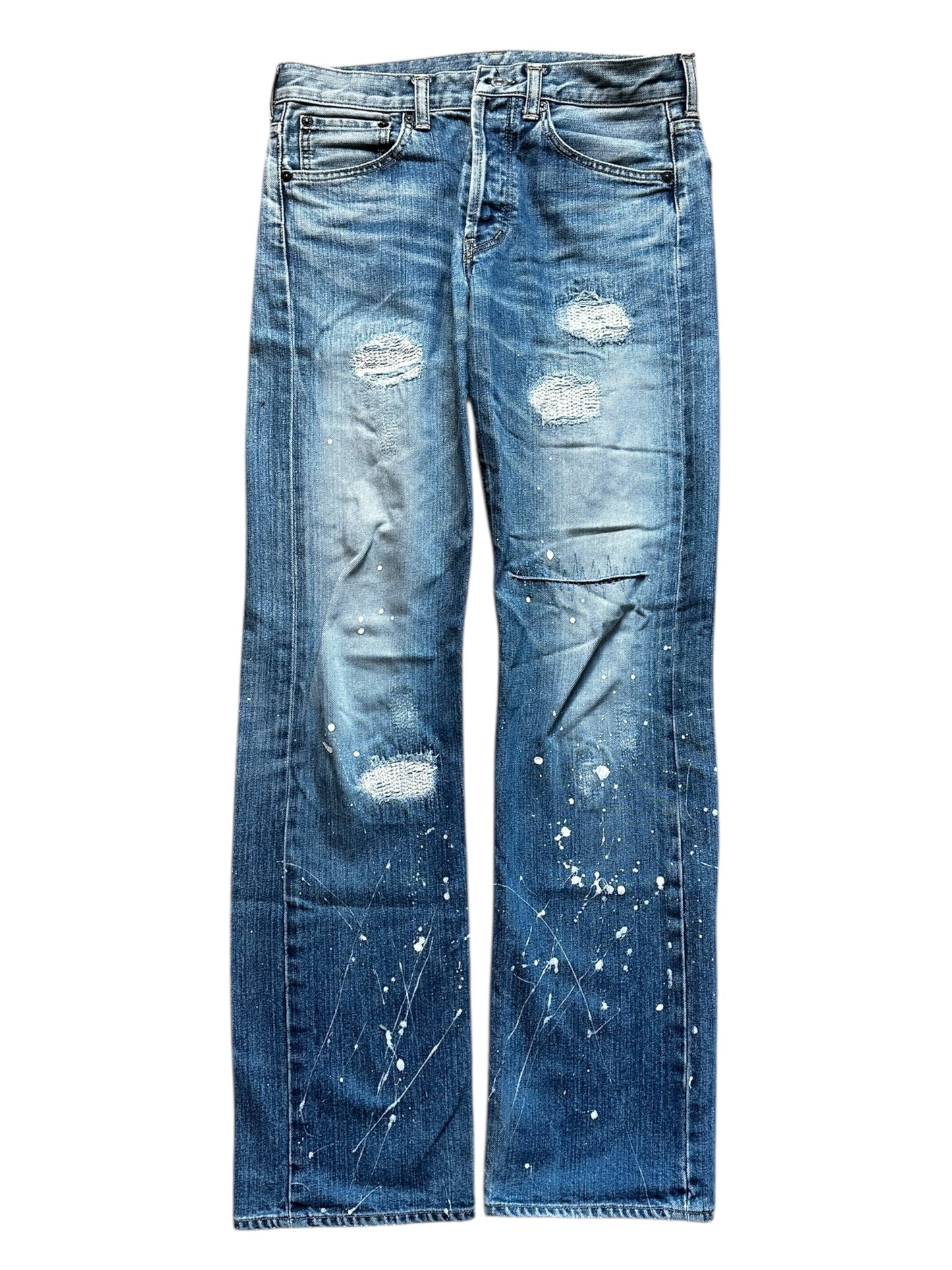 Takeo Kikuchi Paint Splatter Jeans (M)