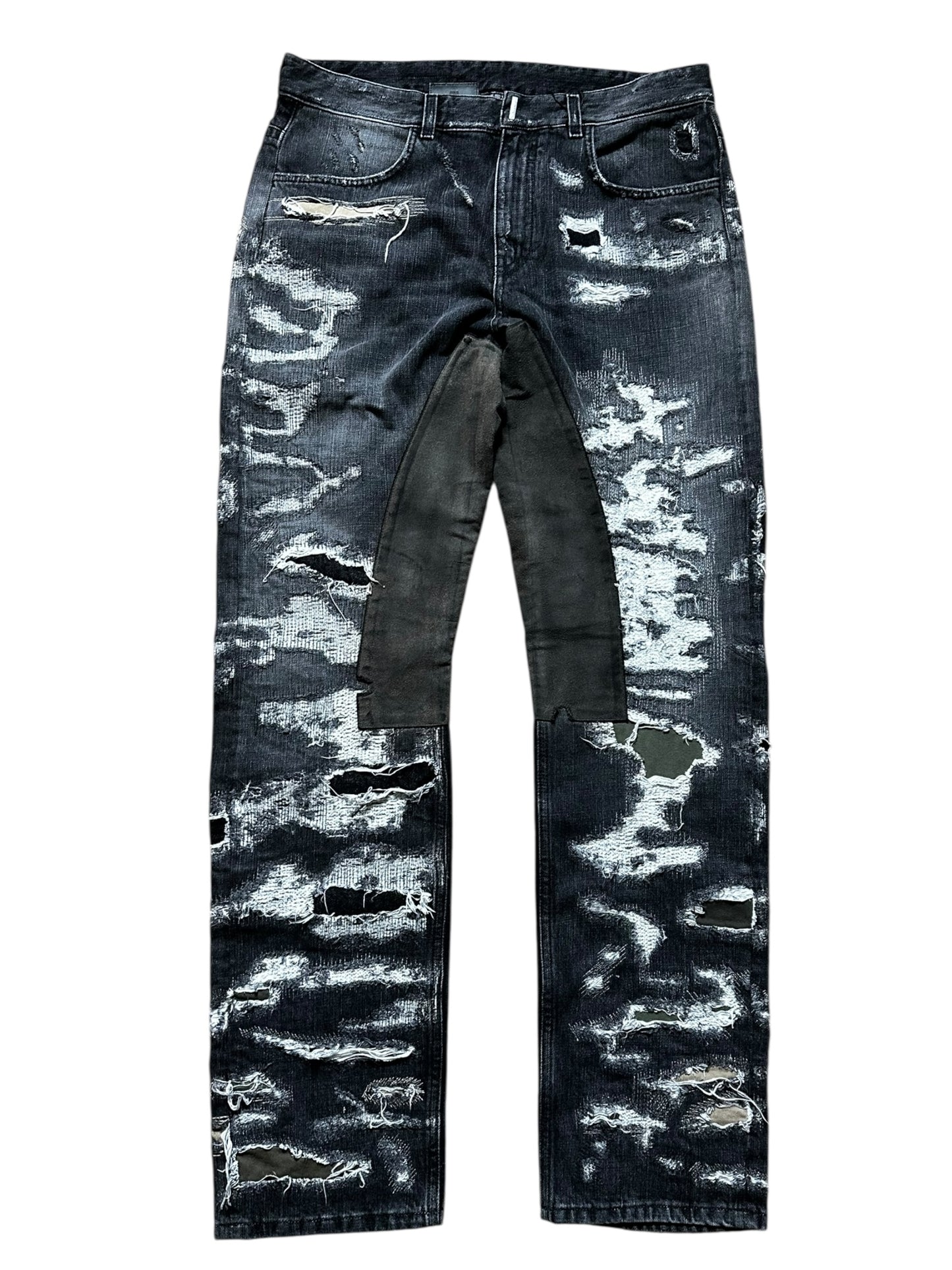 Givenchy Moleskin Boro Distressed Denim (L)